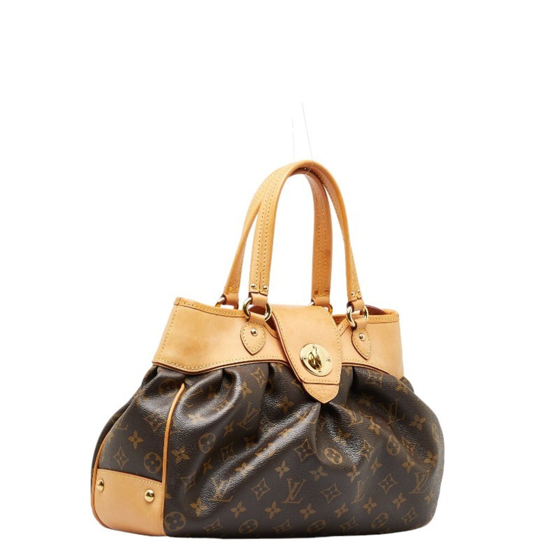 Louis Vuitton Boétie, Brown, Canvas, handbag