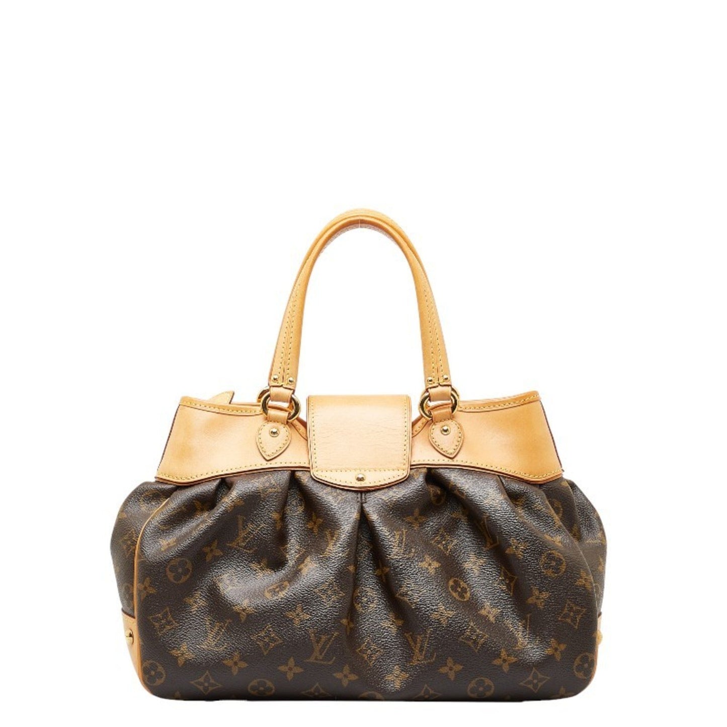 Louis Vuitton Boétie, Brown, Canvas, handbag