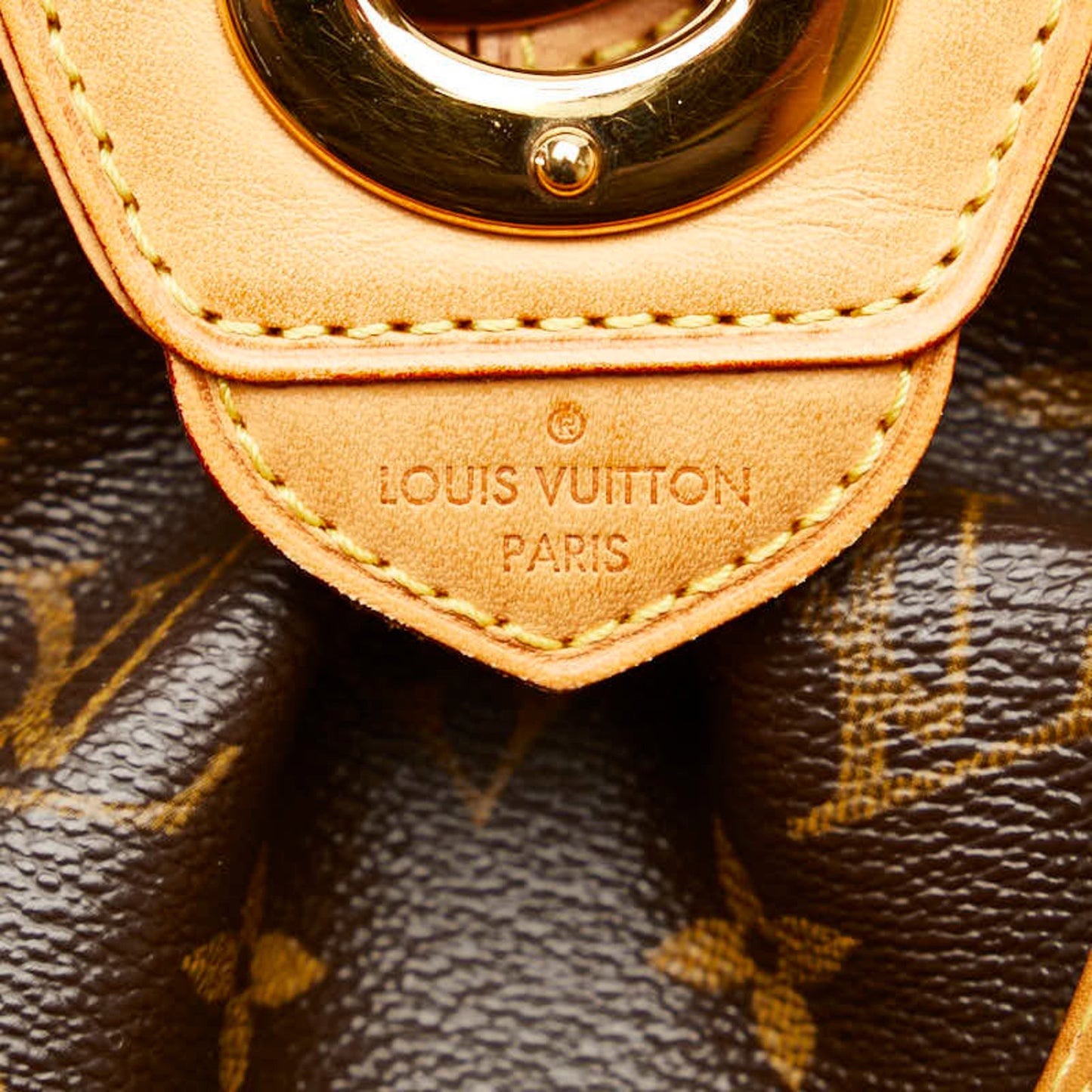 Louis Vuitton Boétie, Brown, Canvas, handbag