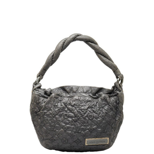 Louis Vuitton Olympe, Grey, Leather, shoulder