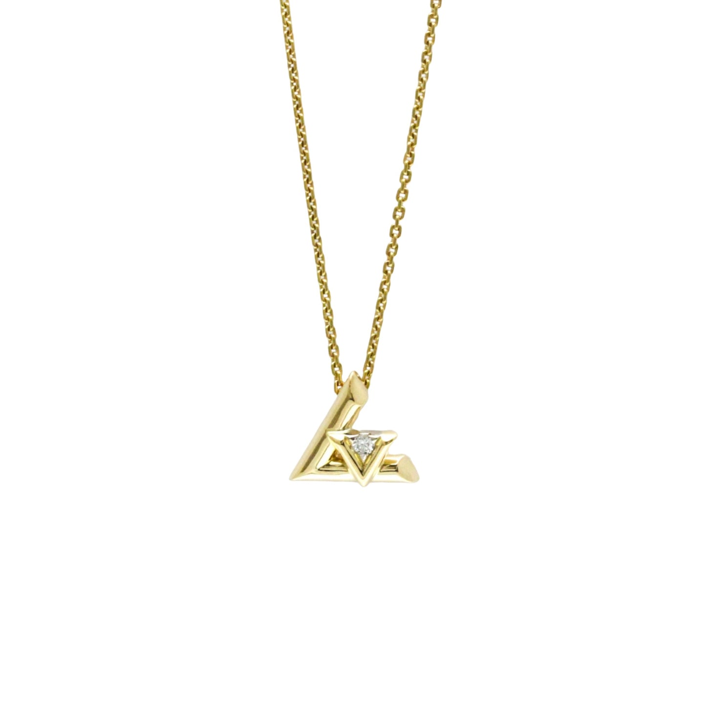 Louis Vuitton LV volt one, Gold, Yellow Gold, necklace