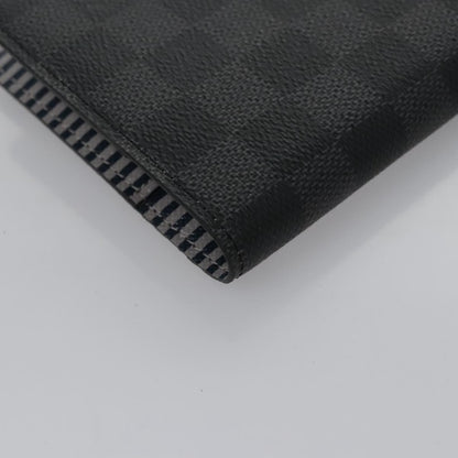 Louis Vuitton Agenda PM, Black, Canvas, wallet