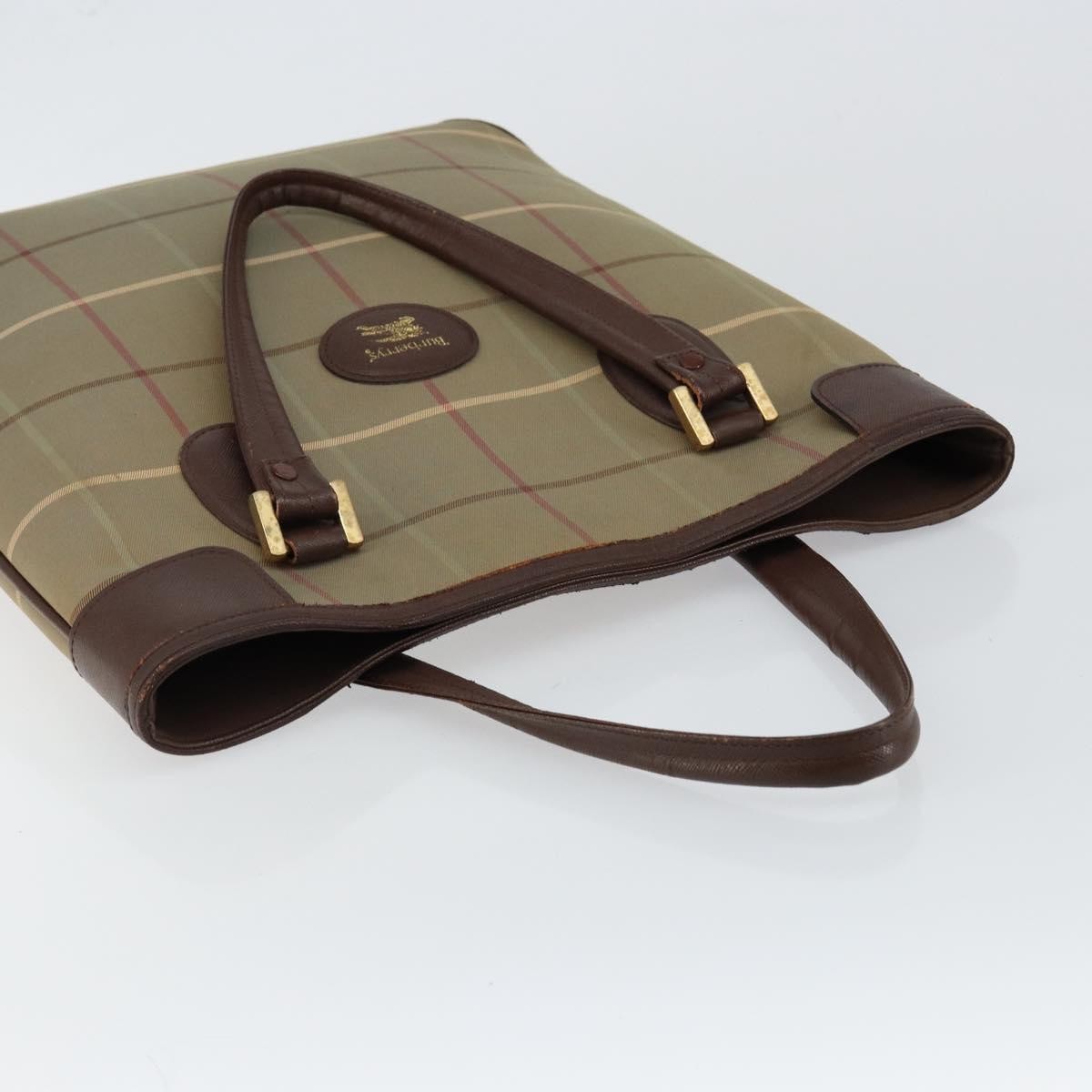 Burberry Nova Check Tote canvas check pattern, Beige, Canvas, Handbag