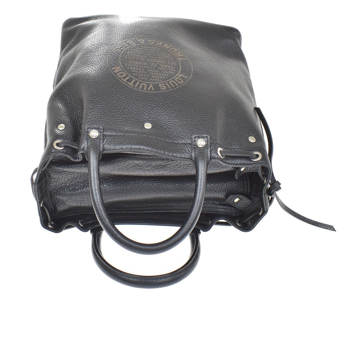Louis Vuitton Trunks and Bags Shoe Tobago Leather, Black, Leather, Handbag