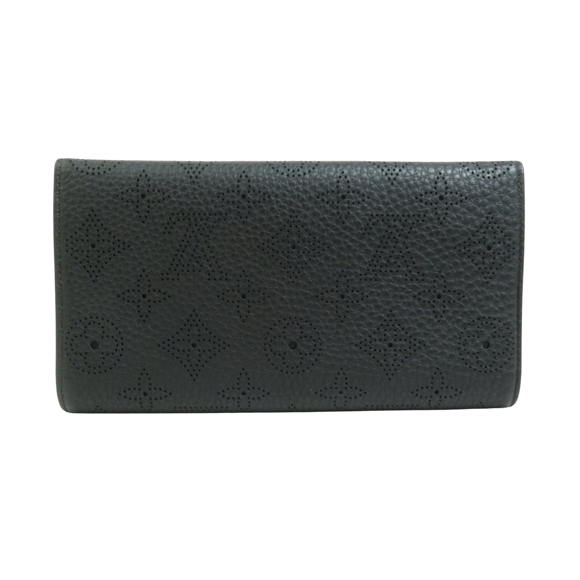 Louis Vuitton Portefeuille Amelia, Black, Leather, wallet