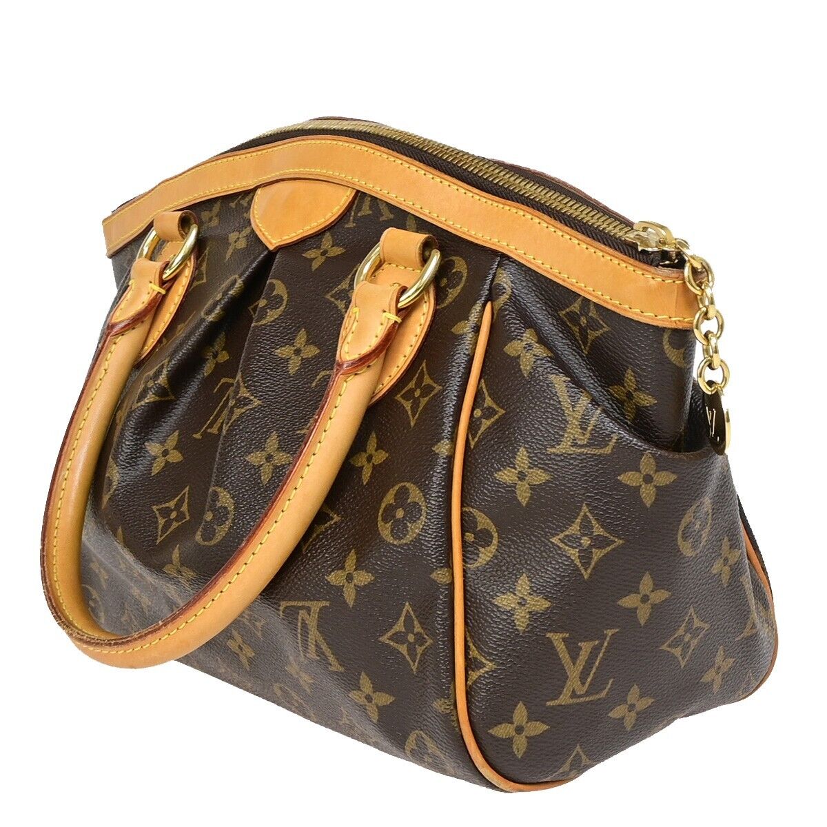 Louis Vuitton Tivoli, Brown, Canvas, handbag