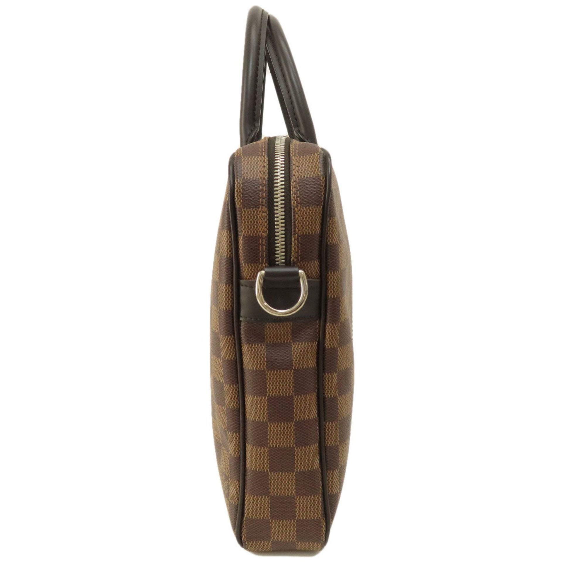 Louis Vuitton Porte Documents Voyage, Brown, Canvas, briefcase