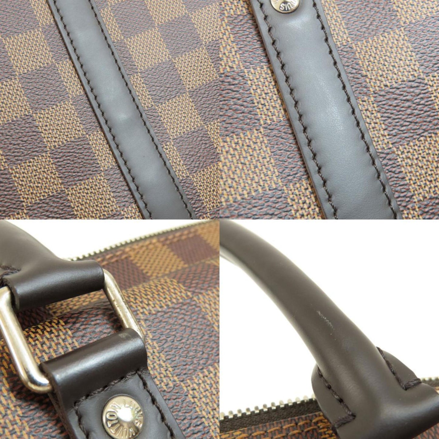 Louis Vuitton Porte Documents Voyage, Brown, Canvas, briefcase