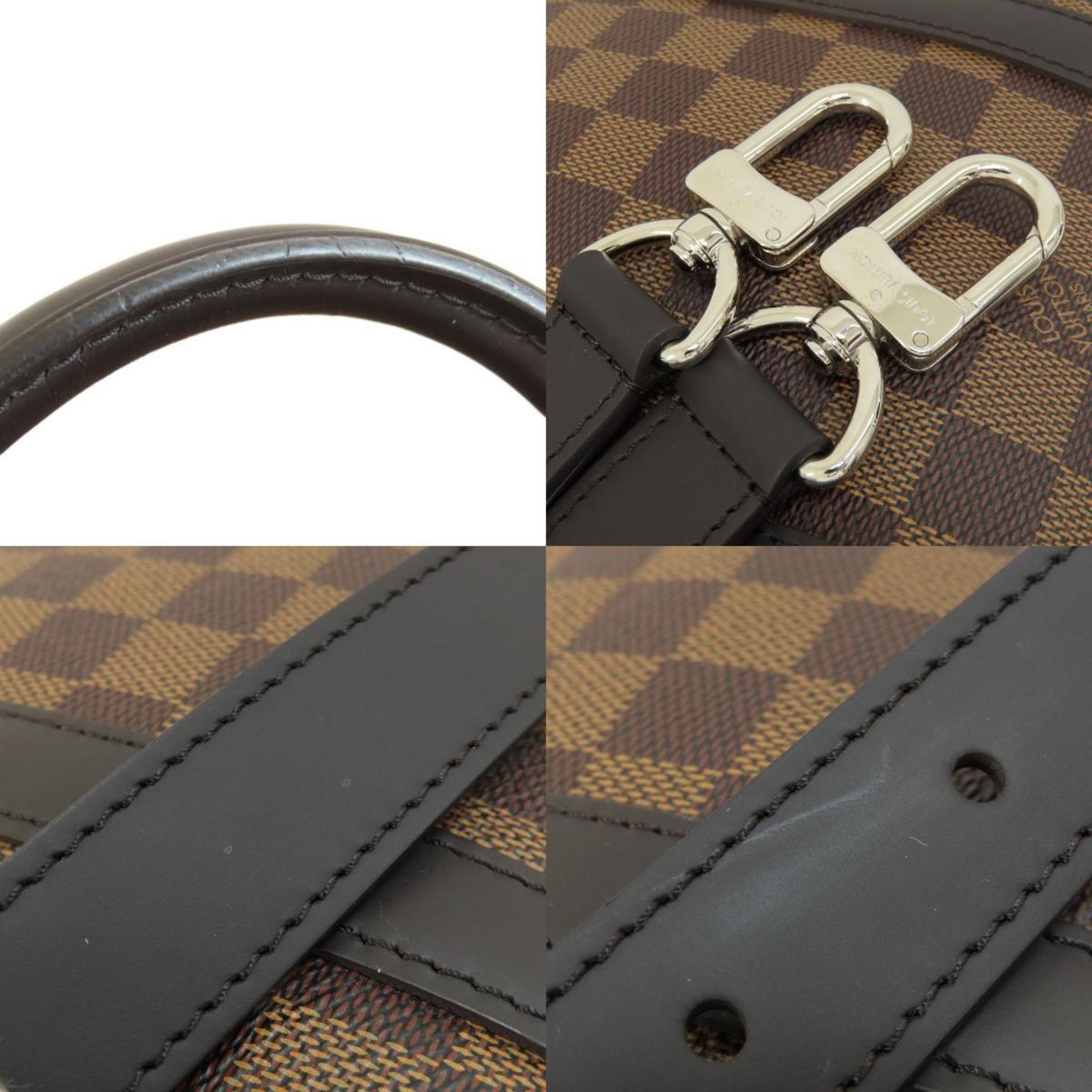 Louis Vuitton Porte Documents Voyage, Brown, Canvas, briefcase