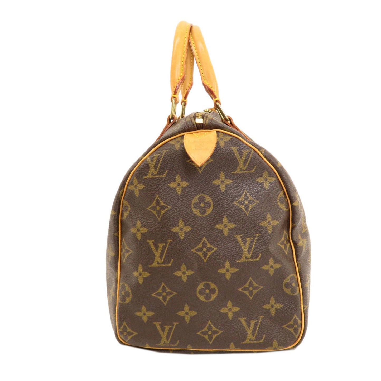 Louis Vuitton Speedy 30, Brown, Canvas, travel