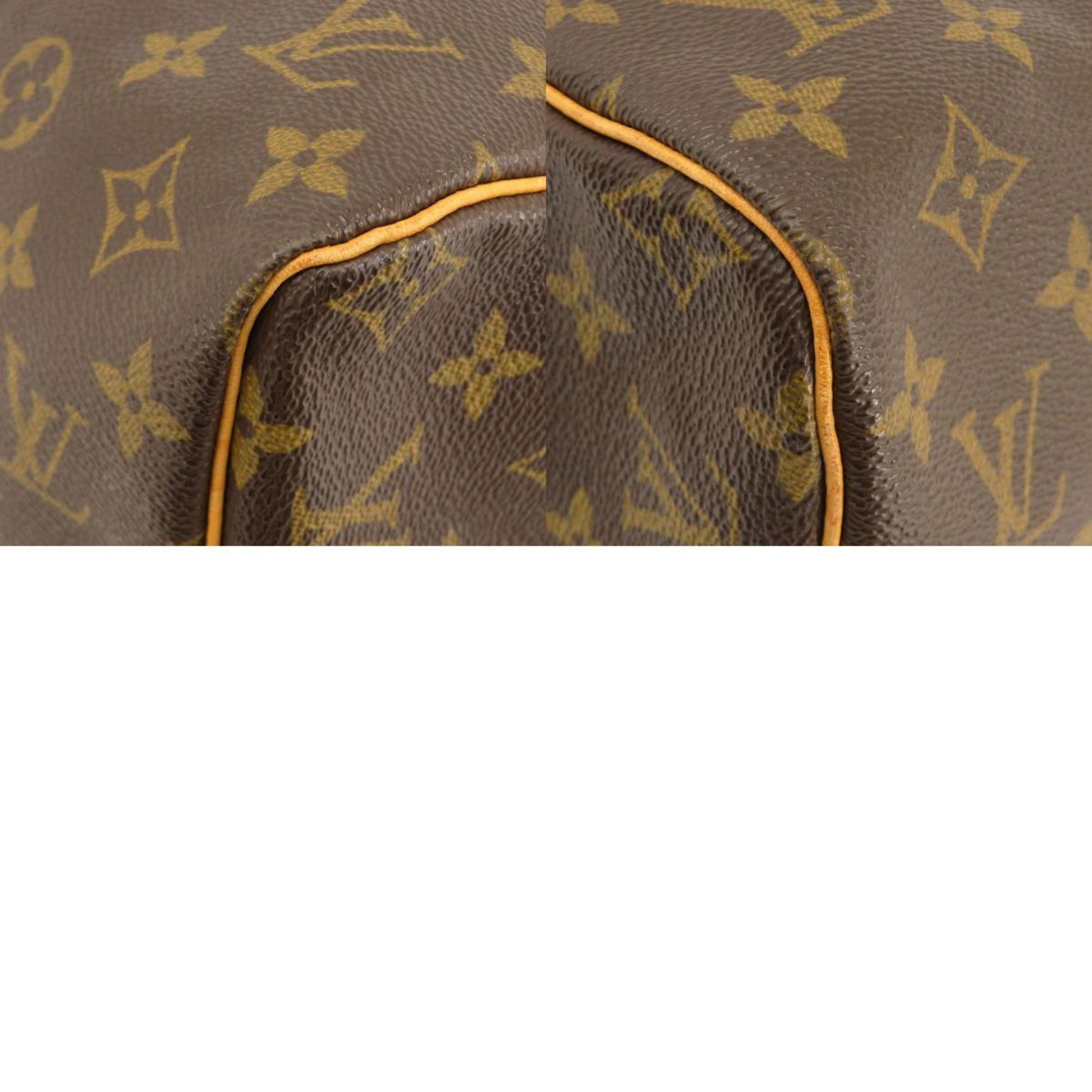 Louis Vuitton Speedy 30, Brown, Canvas, travel