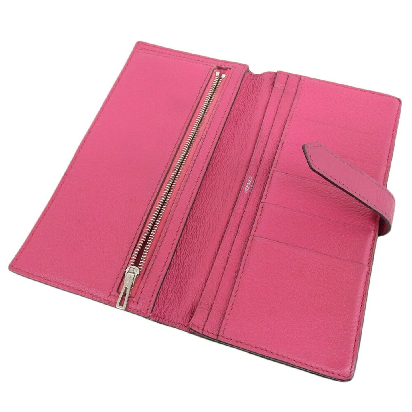 Hermès Béarn, Pink, Leather, wallet