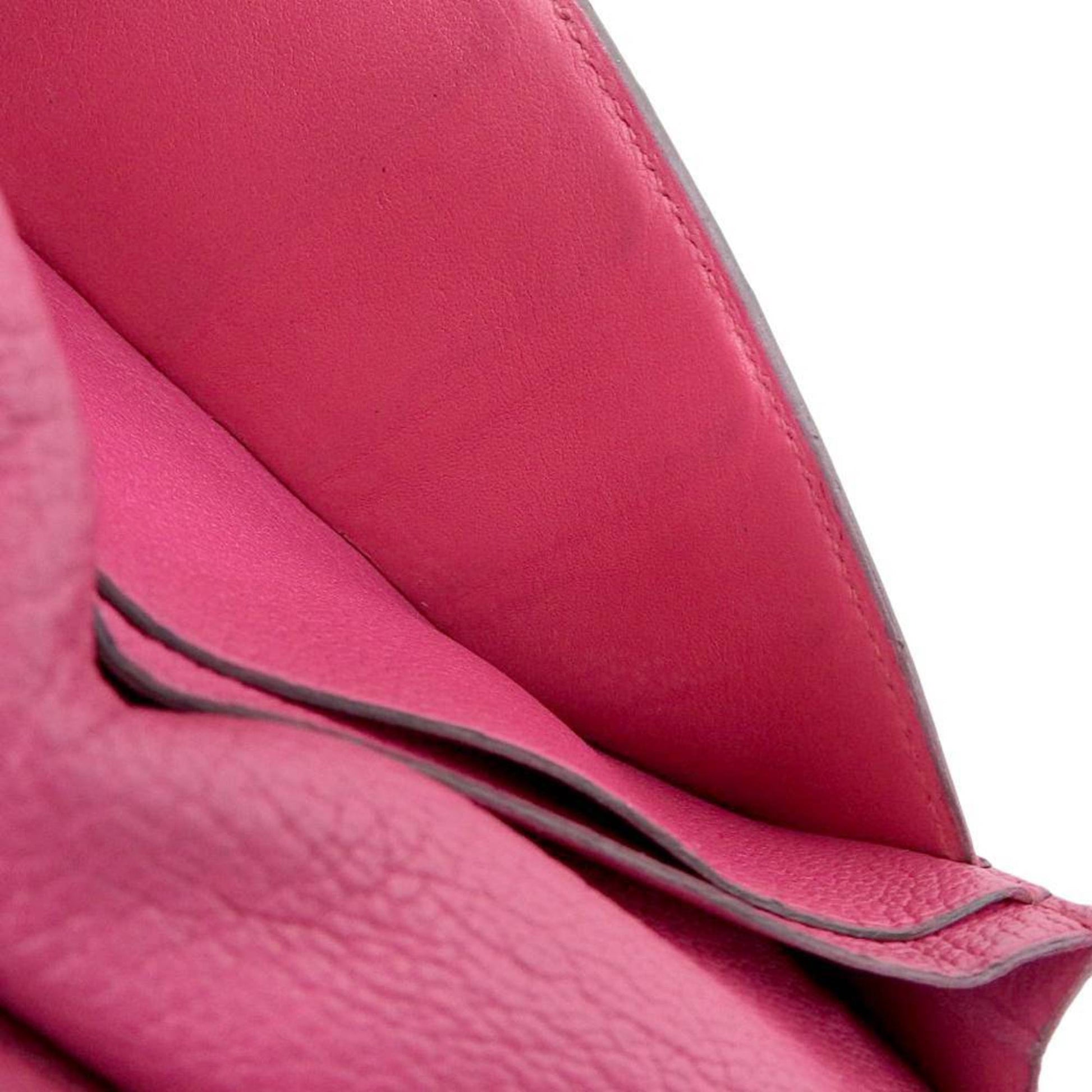 Hermès Béarn, Pink, Leather, wallet