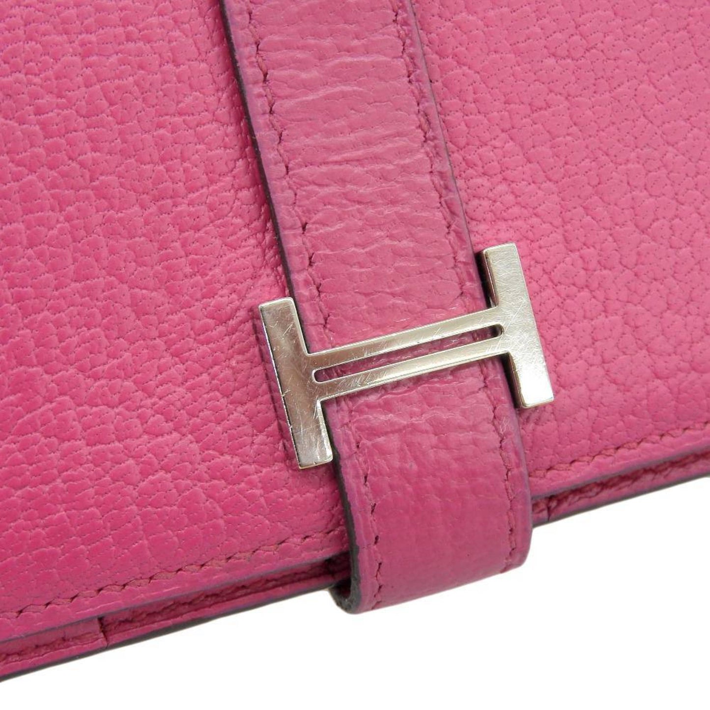 Hermès Béarn, Pink, Leather, wallet