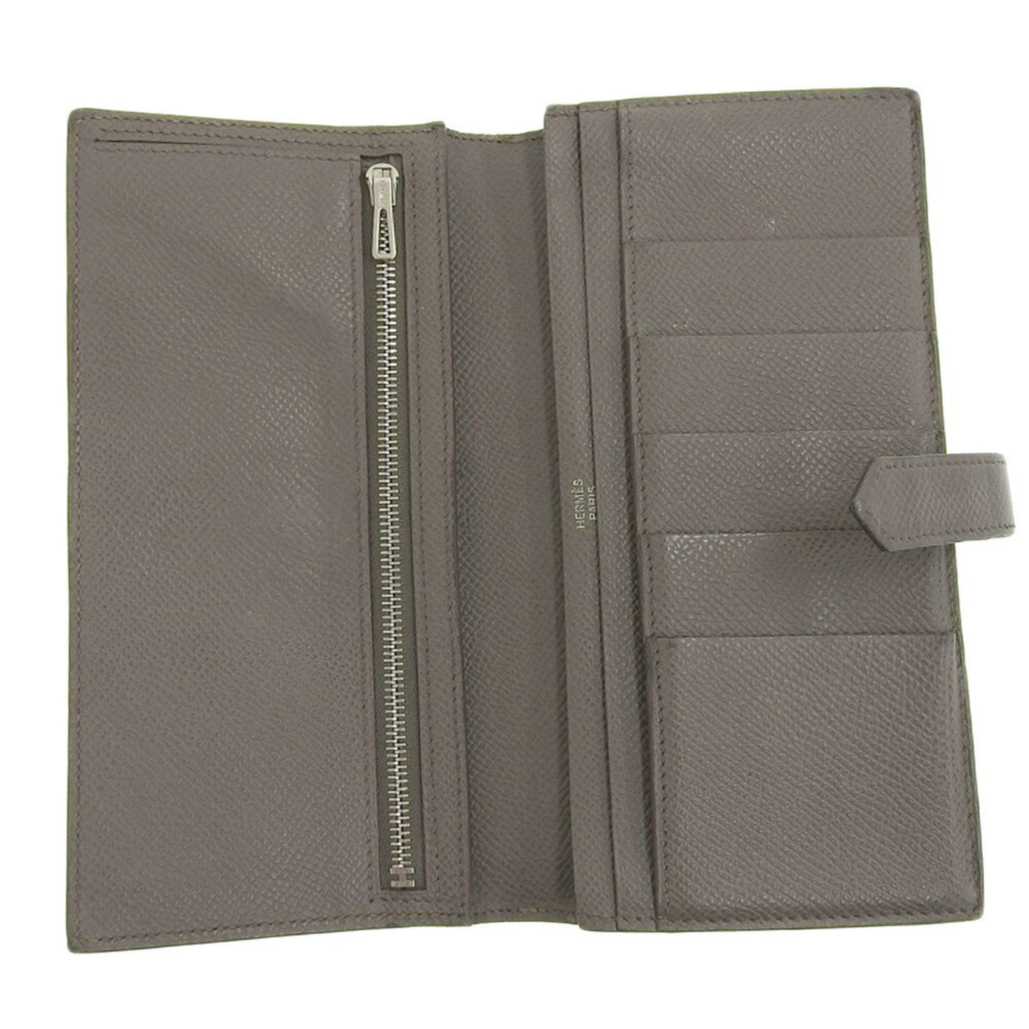 Hermès Béarn, Grey, Leather, wallet