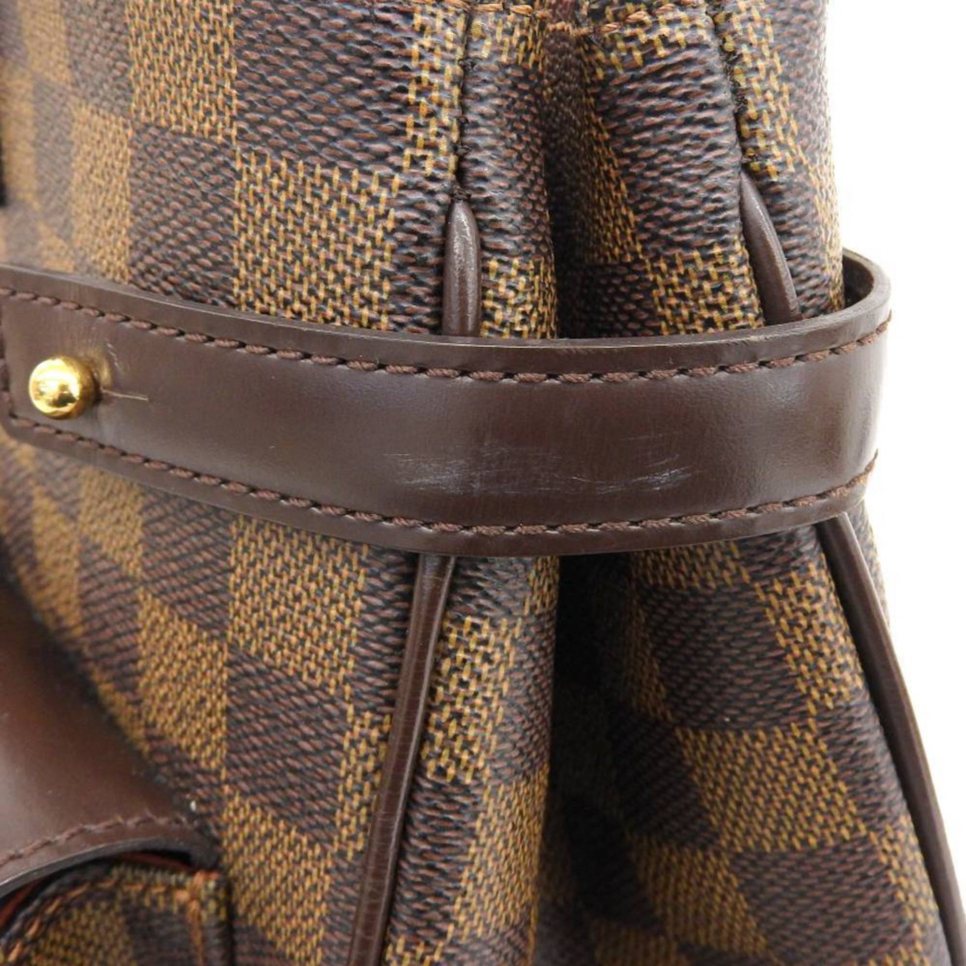 Louis Vuitton Uzes, Brown, Canvas, tote