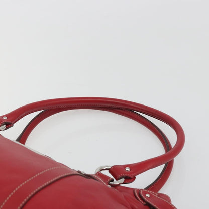 Christian Dior CD Shoulder bag Leather, Red, Leather, Shoulder Bag