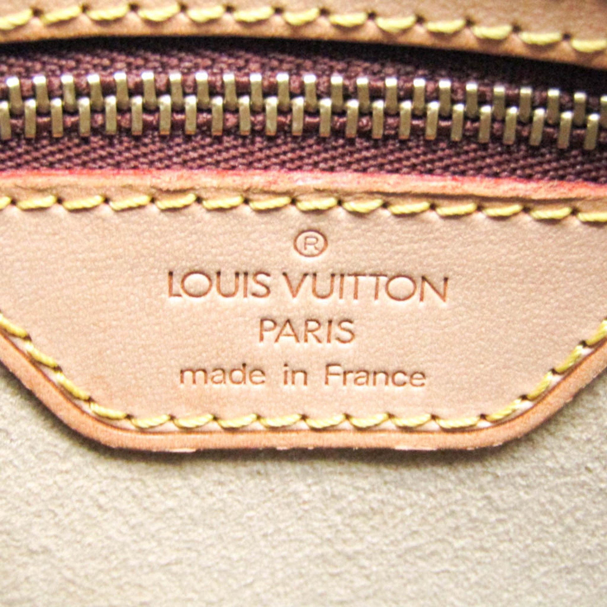 Louis Vuitton Looping MM, Brown, Canvas, shoulder