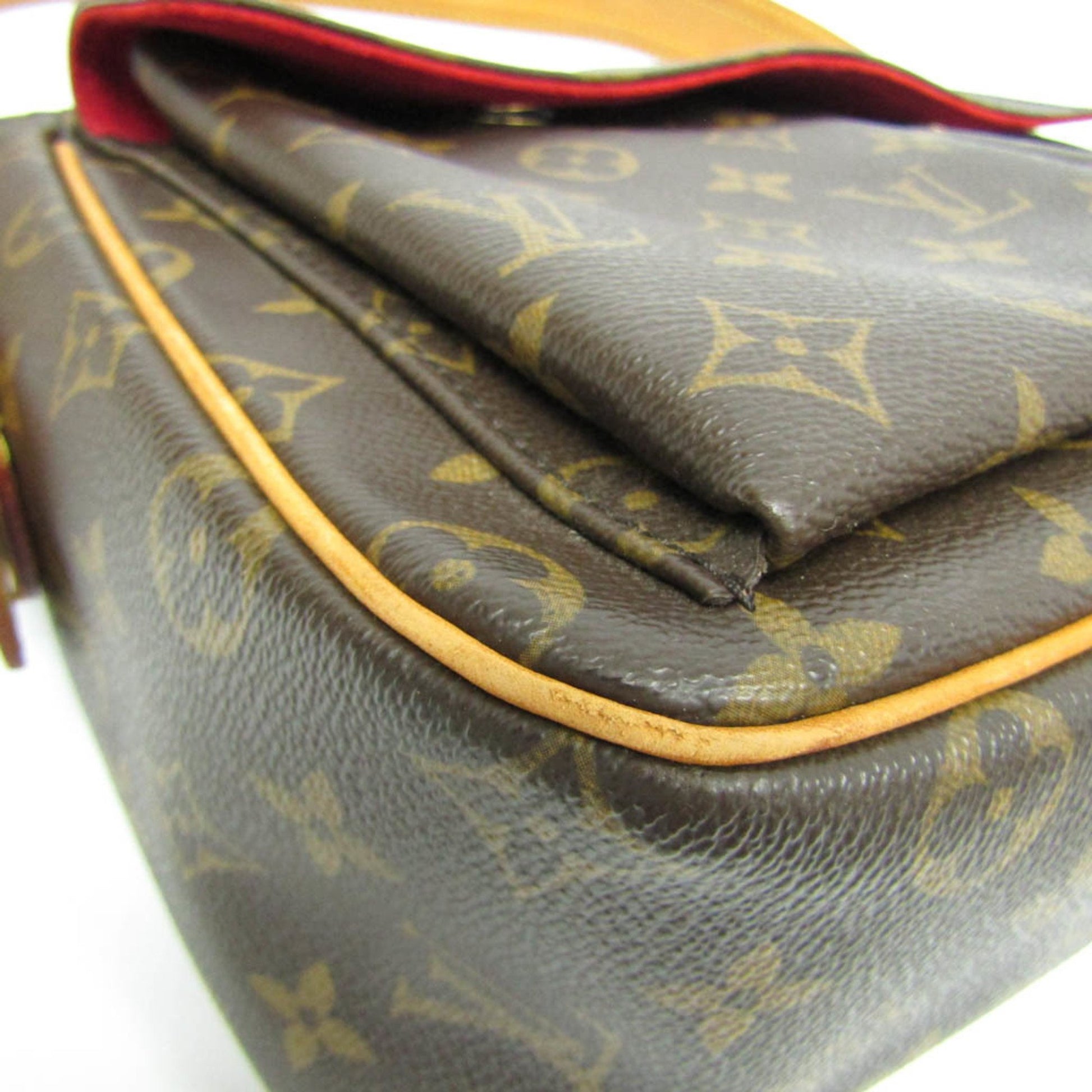 Louis Vuitton Viva Cité, Brown, Canvas, shoulder