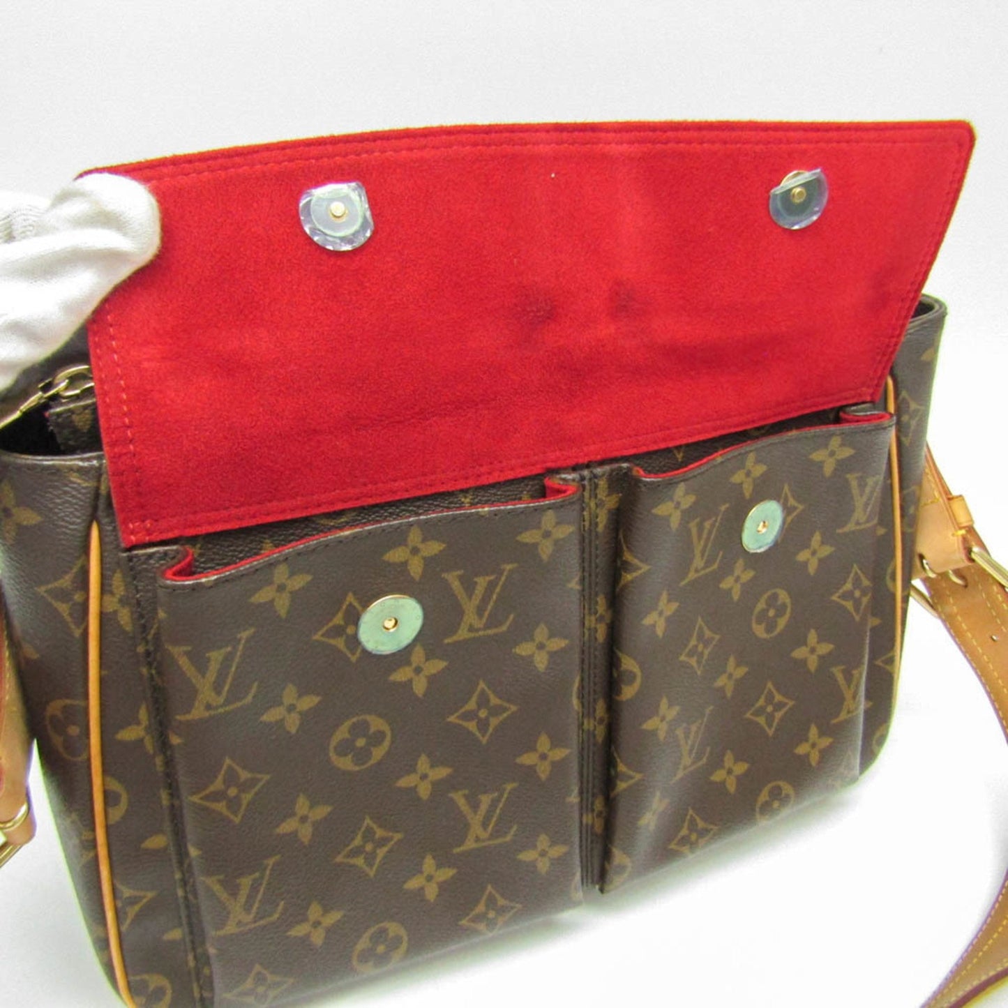 Louis Vuitton Viva Cité, Brown, Canvas, shoulder