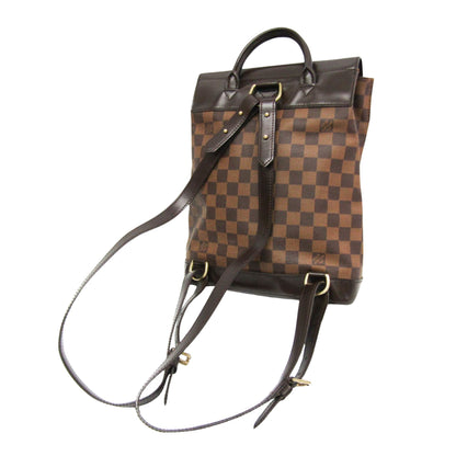 Louis Vuitton Soho, Brown, Canvas, backpack