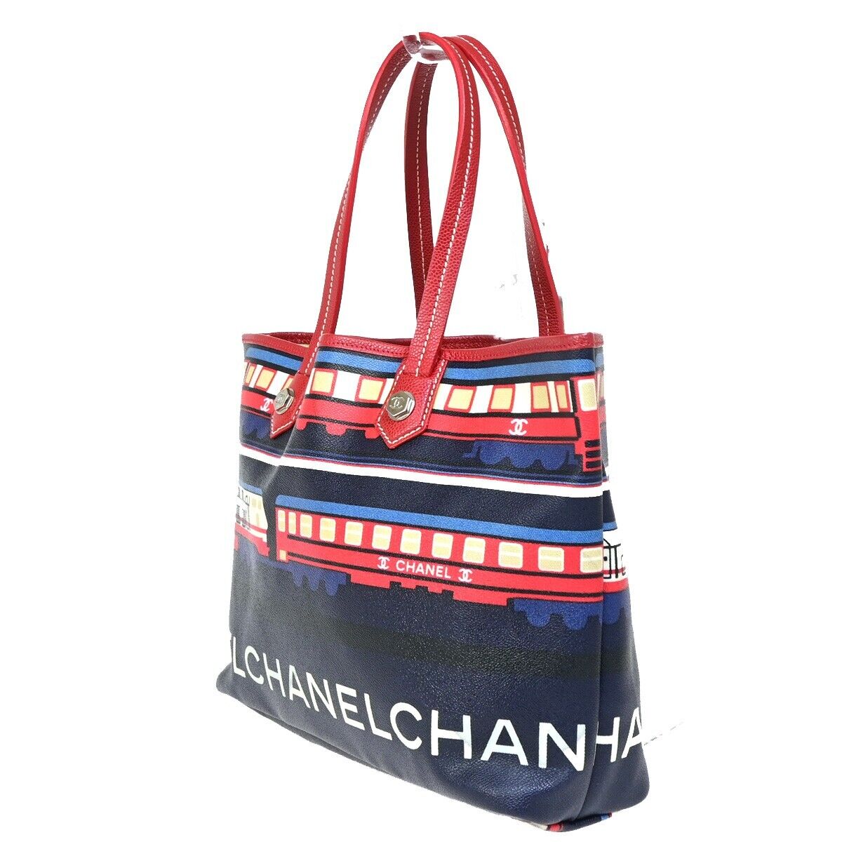 Chanel Central station, Multicolour, Canvas, tote