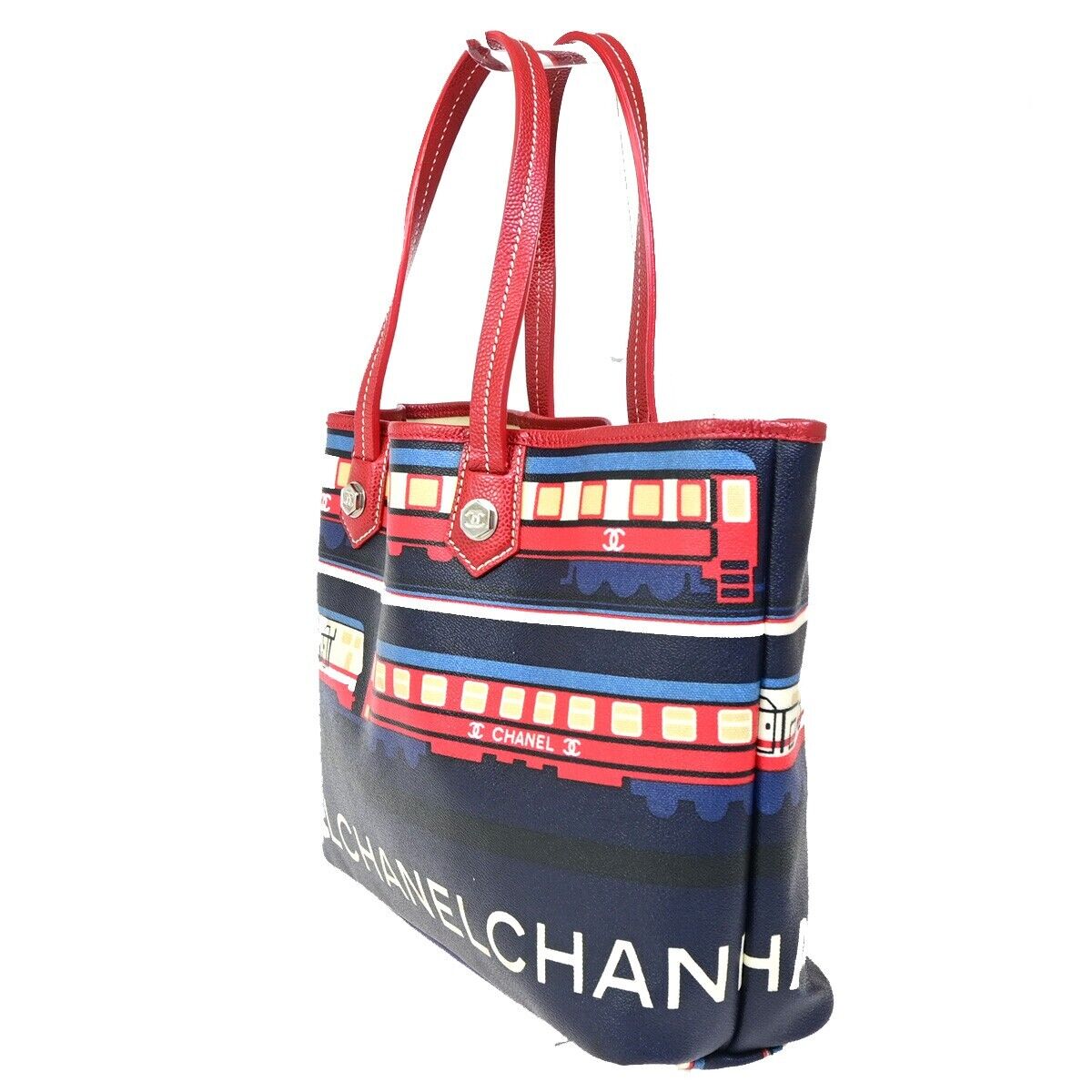 Chanel Central station, Multicolour, Canvas, tote