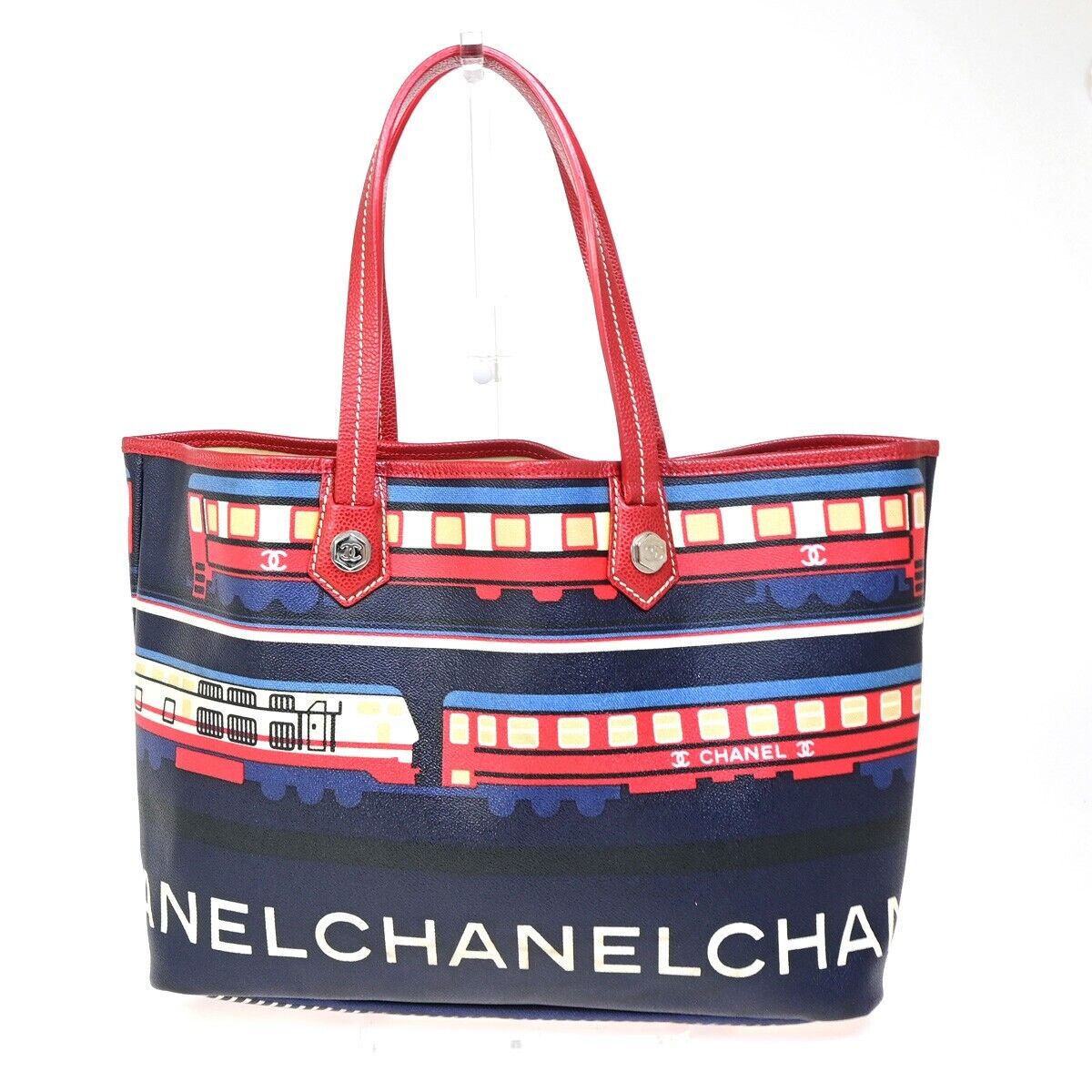 Chanel Central station, Multicolour, Canvas, tote