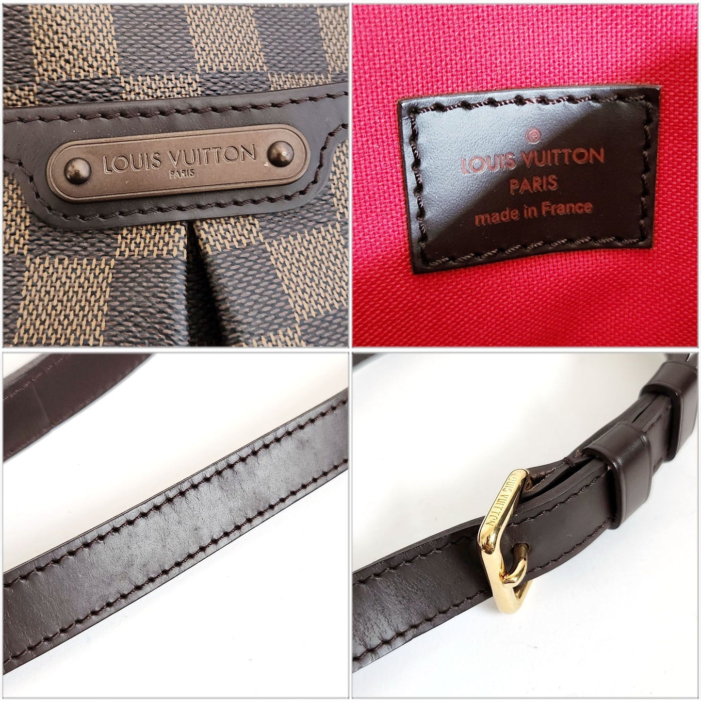 Louis Vuitton Bloomsbury, Brown, Canvas, shoulder