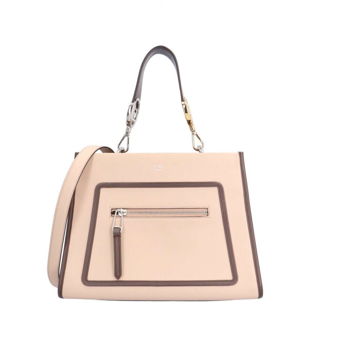 Fendi Runaway, Pink, Leather, shoulder