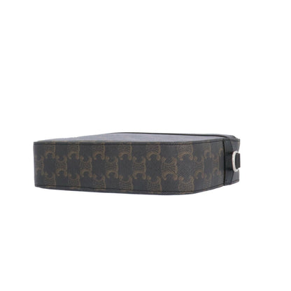 Céline Triomphe, Black, Canvas, shoulder