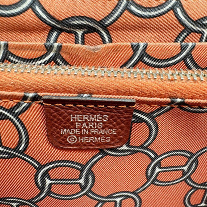 Hermès Silk'In, Red, Leather, wallet