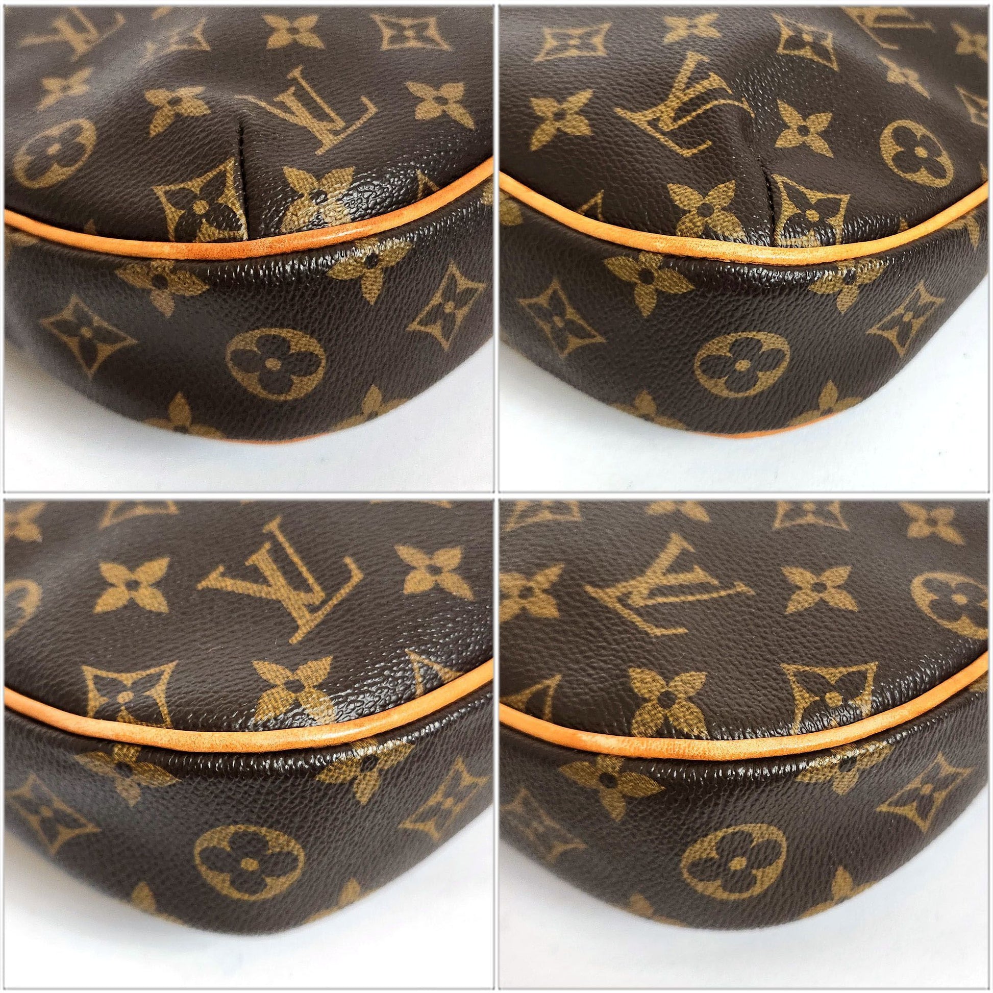 Louis Vuitton Odeon, Brown, Canvas, shoulder
