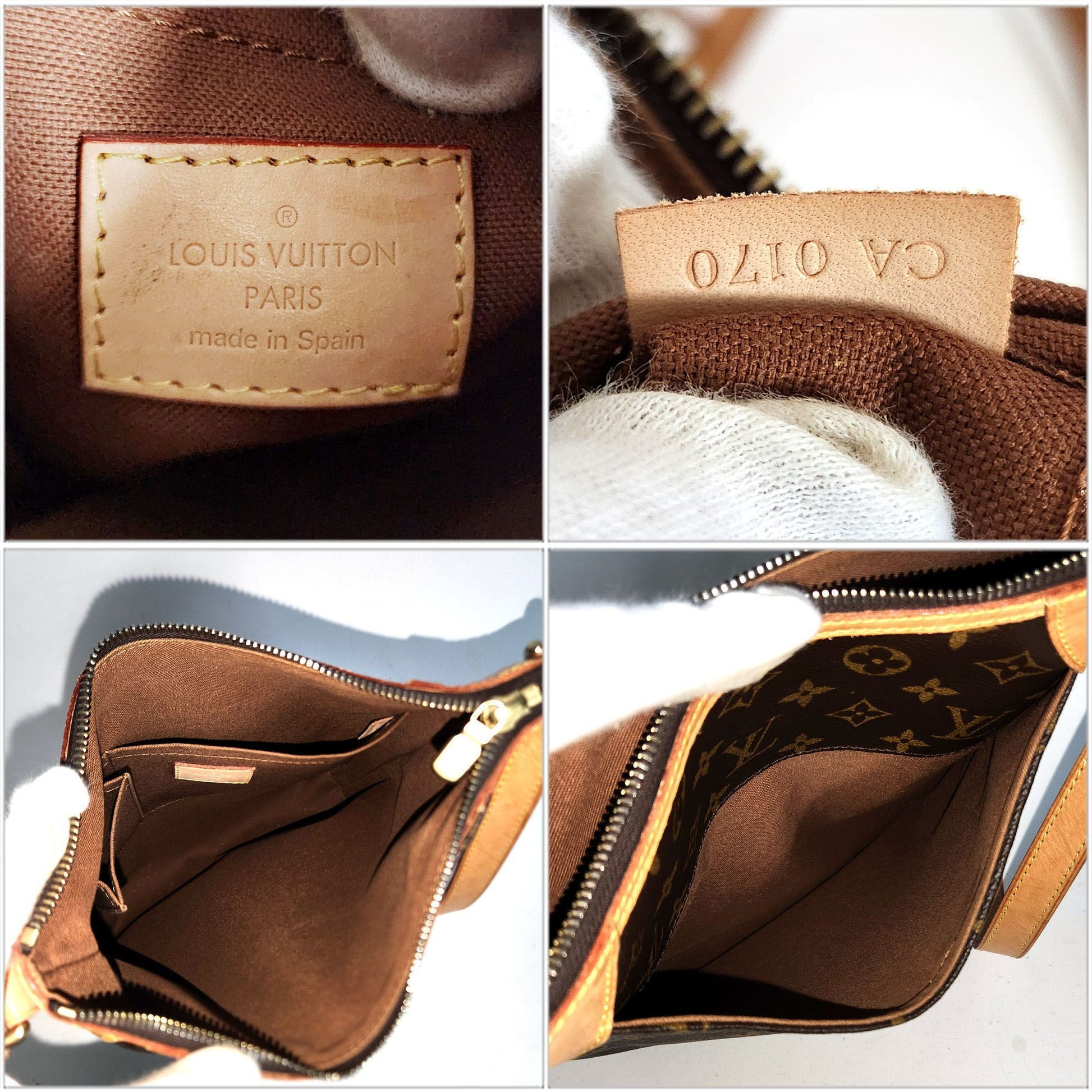Louis Vuitton Odeon, Brown, Canvas, shoulder