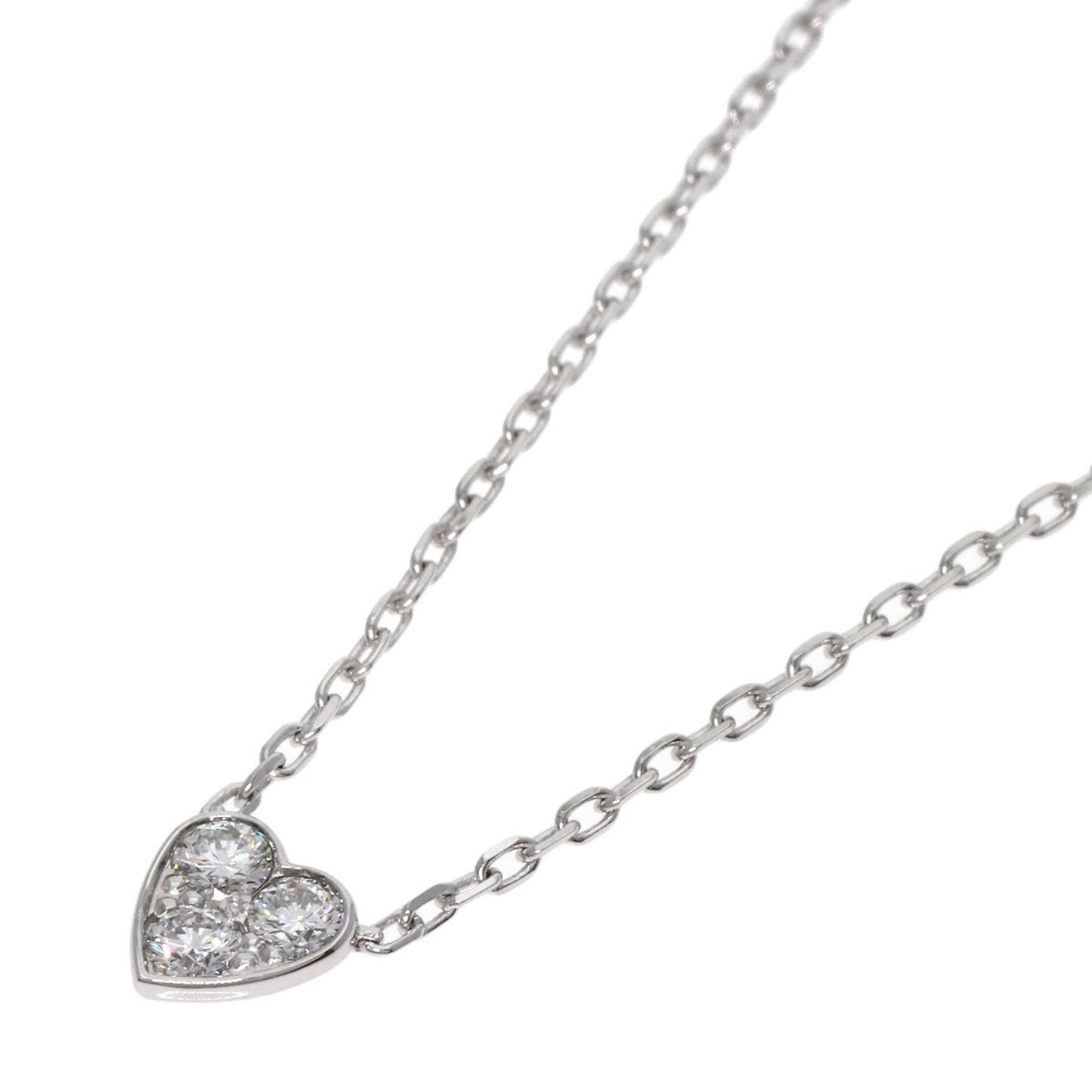 Cartier Heart, Gold, White Gold, necklace