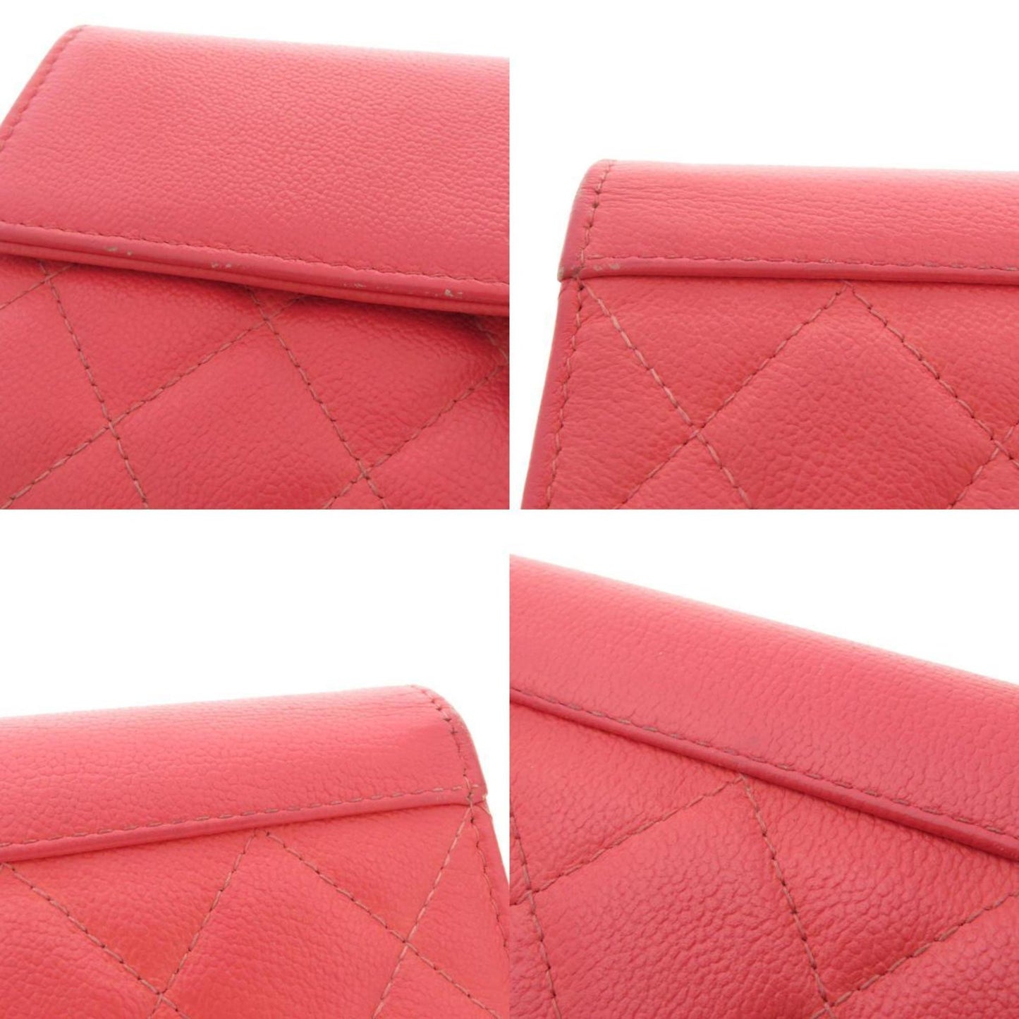 Chanel Cc, Pink, Leather, wallet