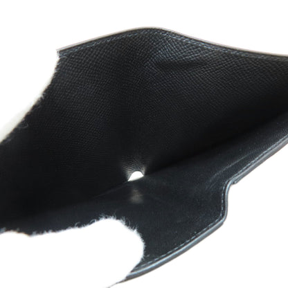 Hermès Clic 12, Black, Leather, wallet
