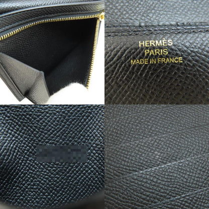 Hermès Clic 12, Black, Leather, wallet