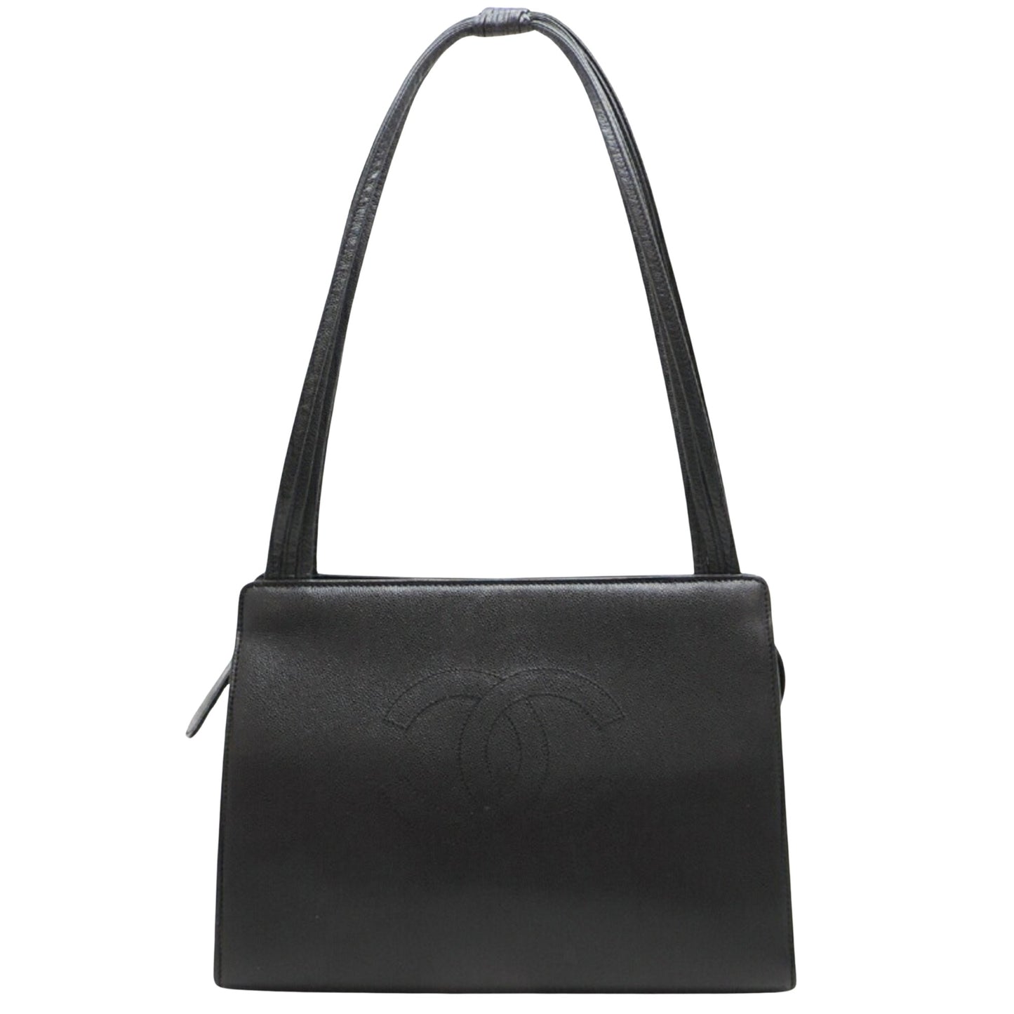 Chanel, Black, Leather, tote