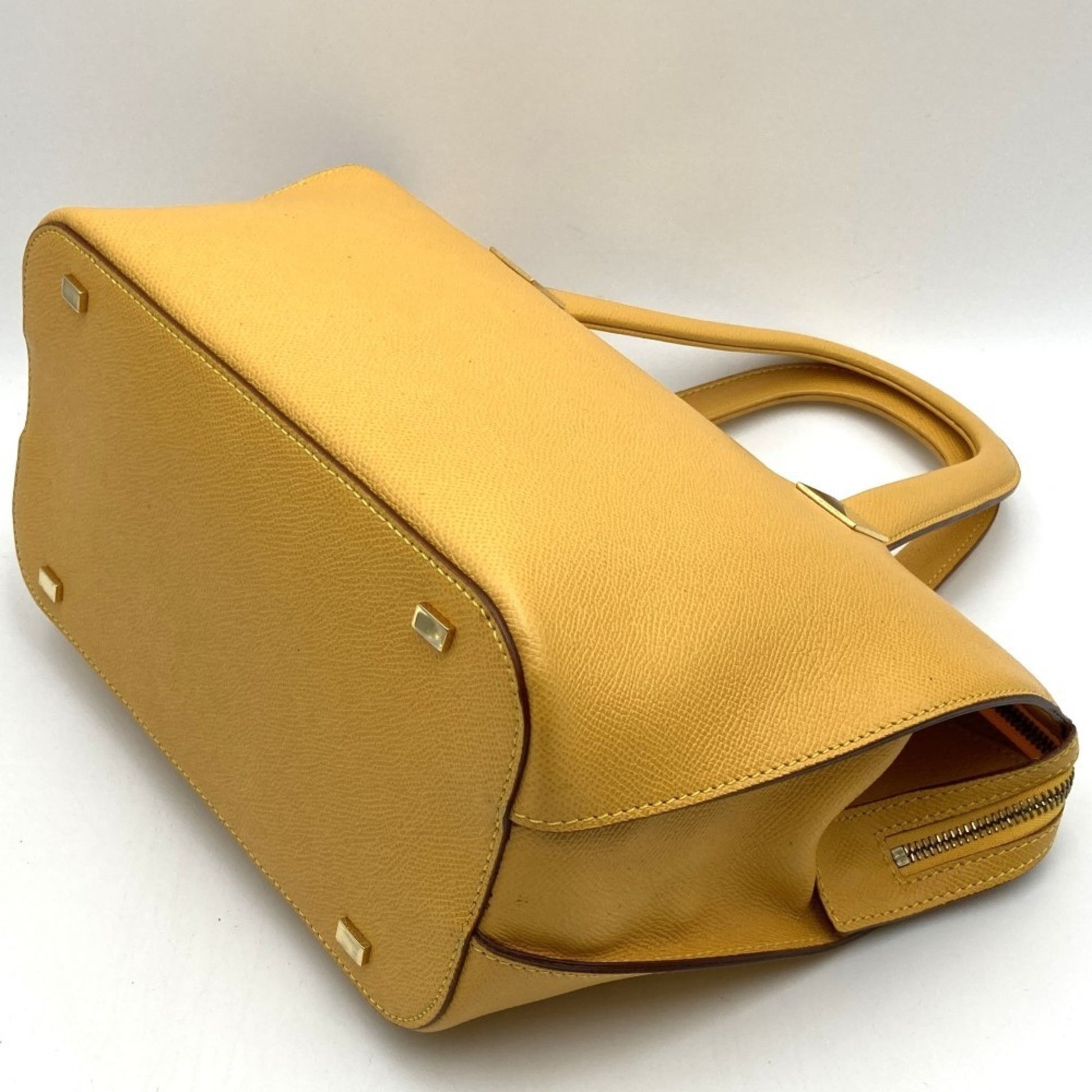 Céline, Yellow, Leather, handbag