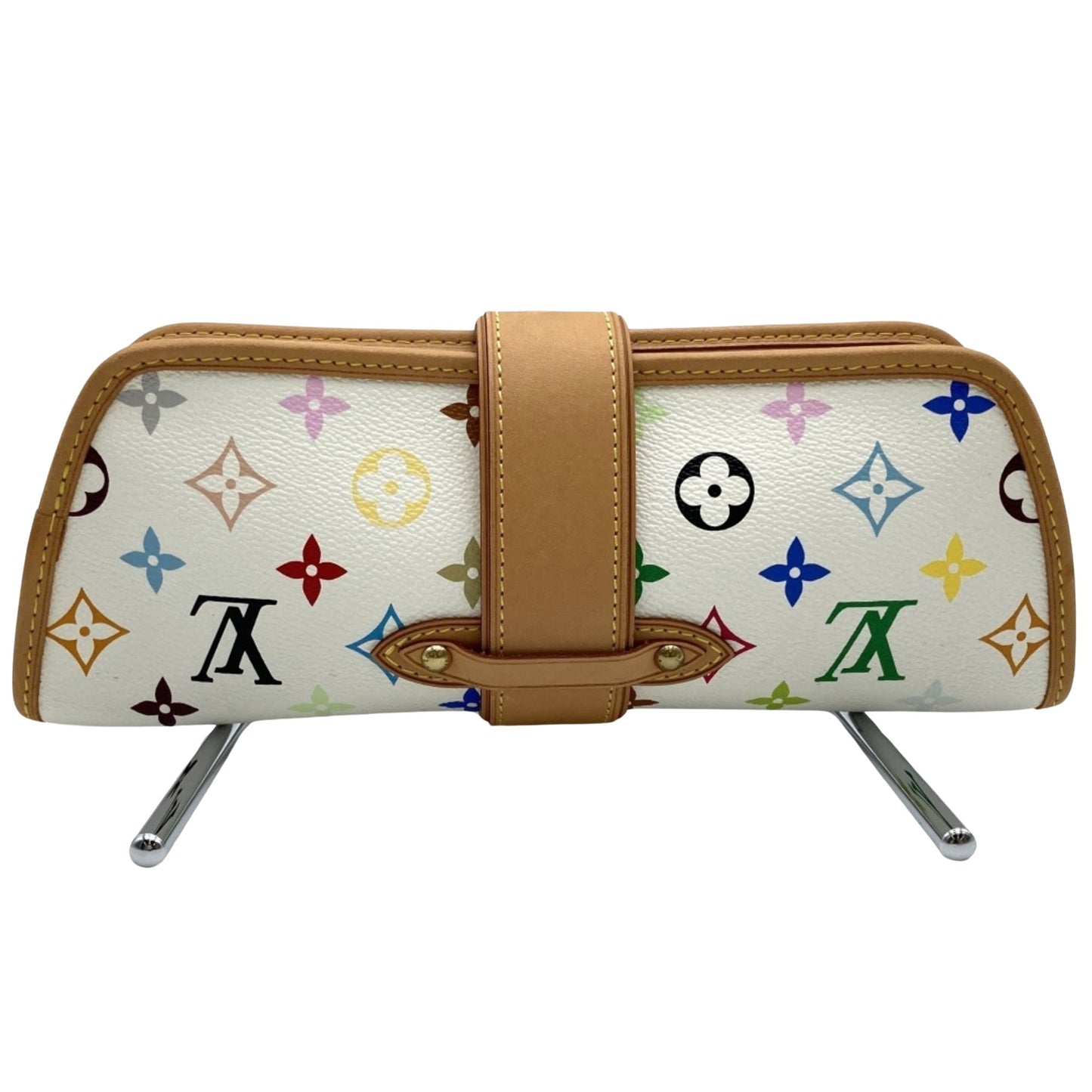 Louis Vuitton Shirley, Multicolour, Canvas, clutch