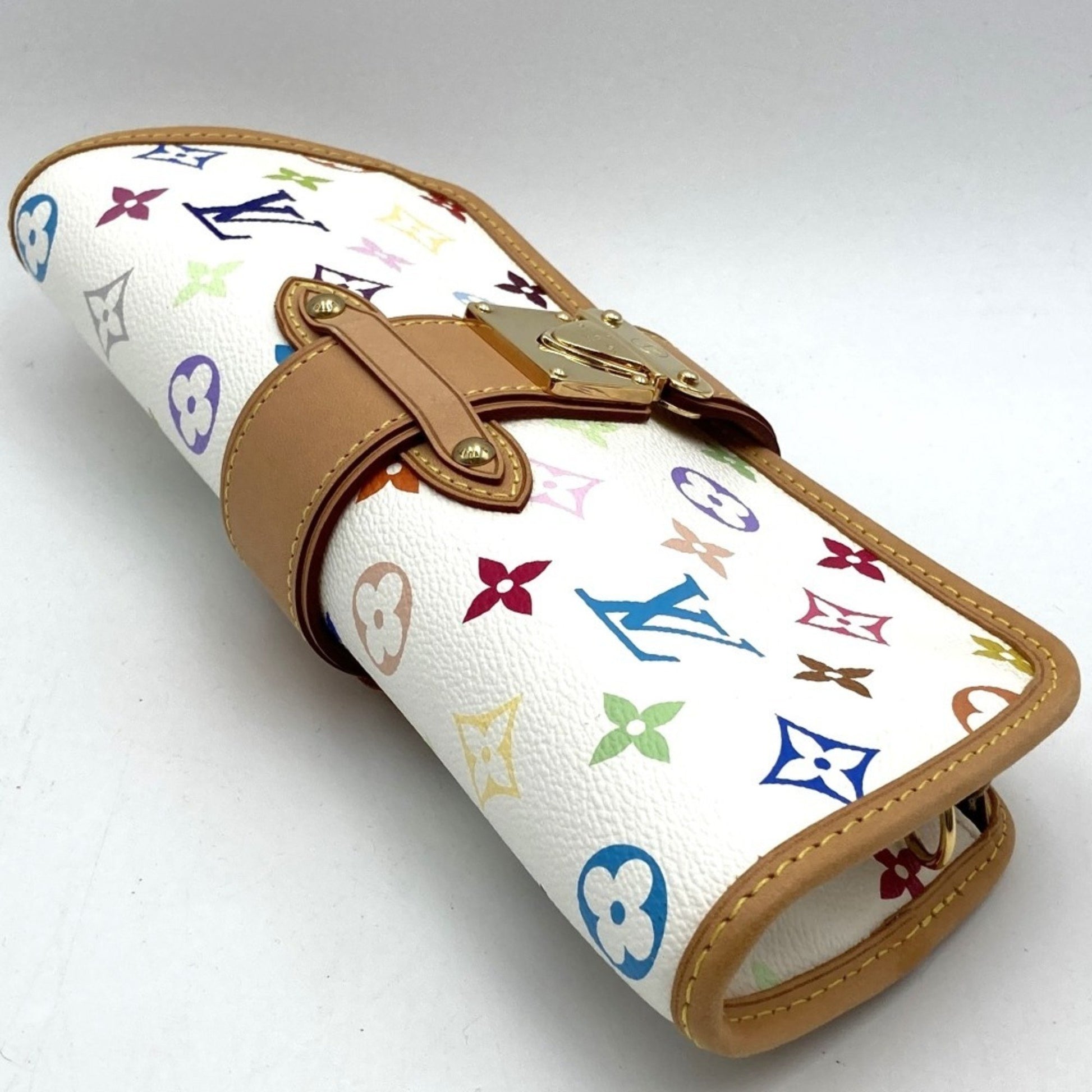 Louis Vuitton Shirley, Multicolour, Canvas, clutch