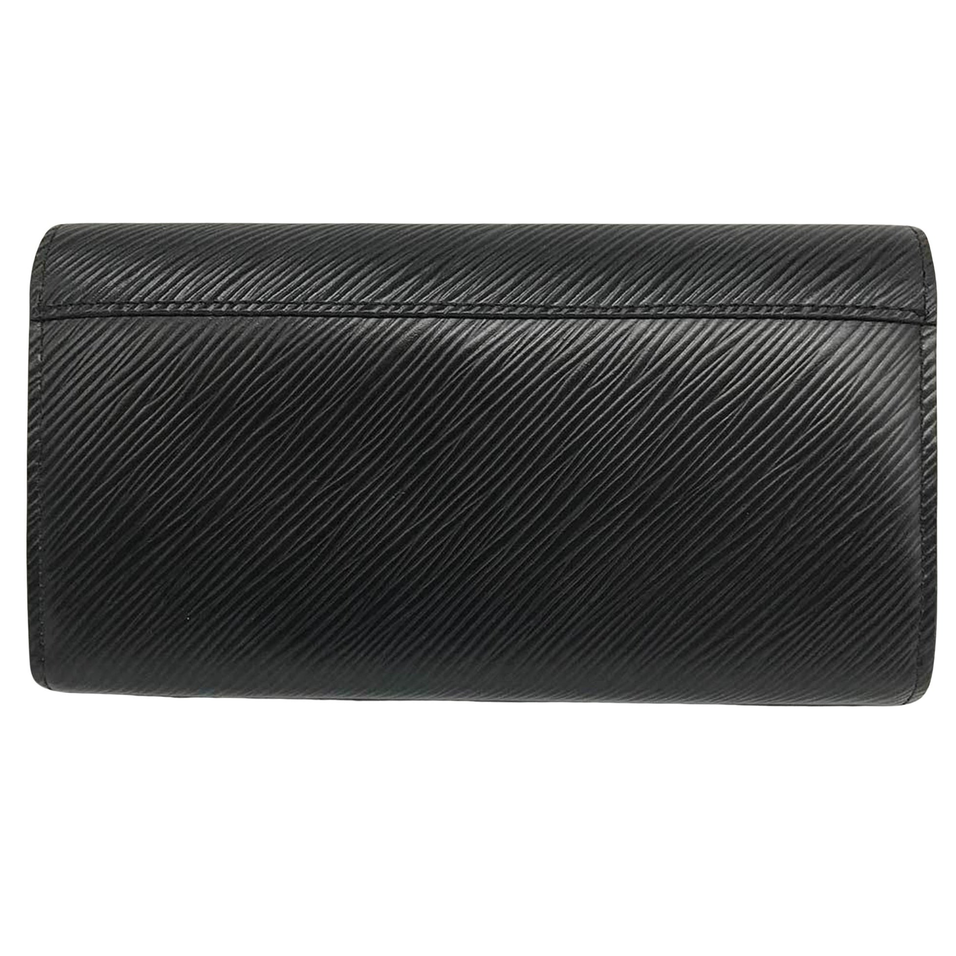 Louis Vuitton Portefeuille twist, Black, Leather, wallet