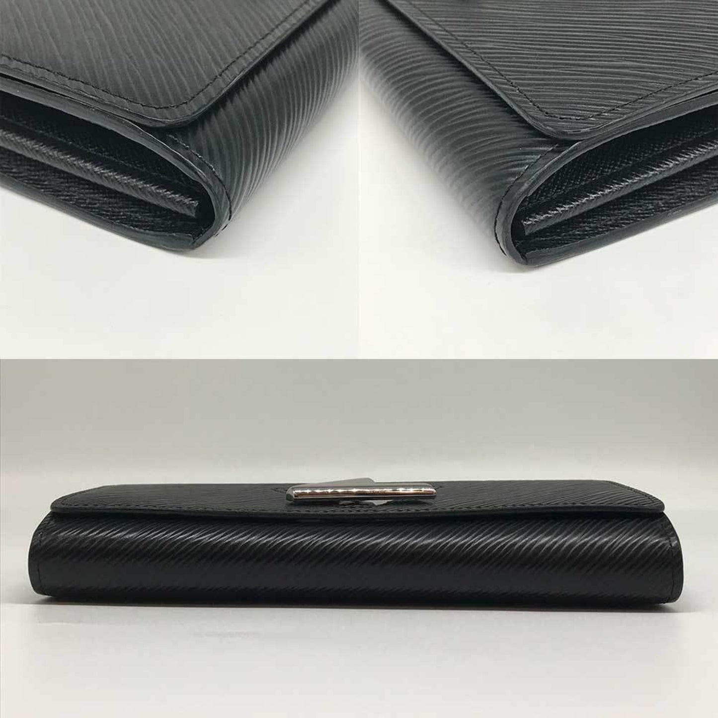 Louis Vuitton Portefeuille twist, Black, Leather, wallet