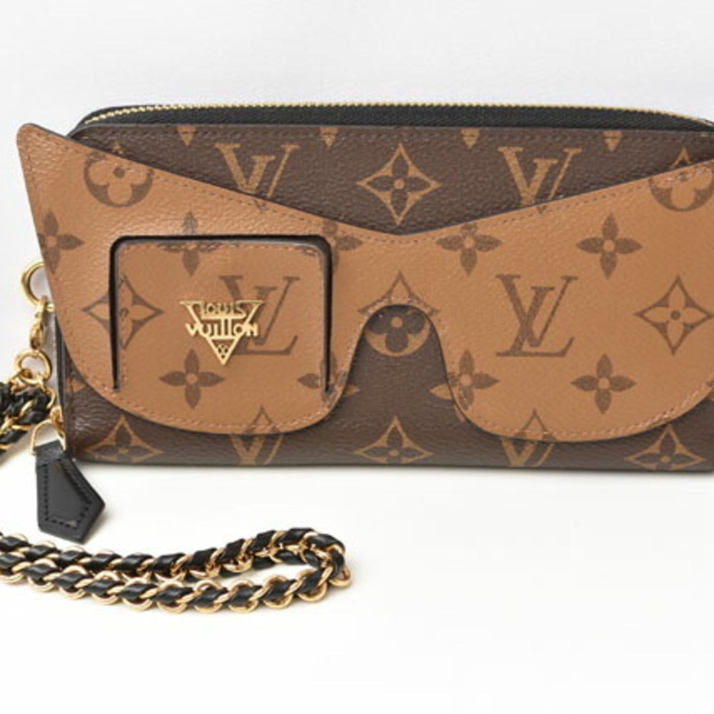 Louis Vuitton Zippy, Brown, Canvas, wallet