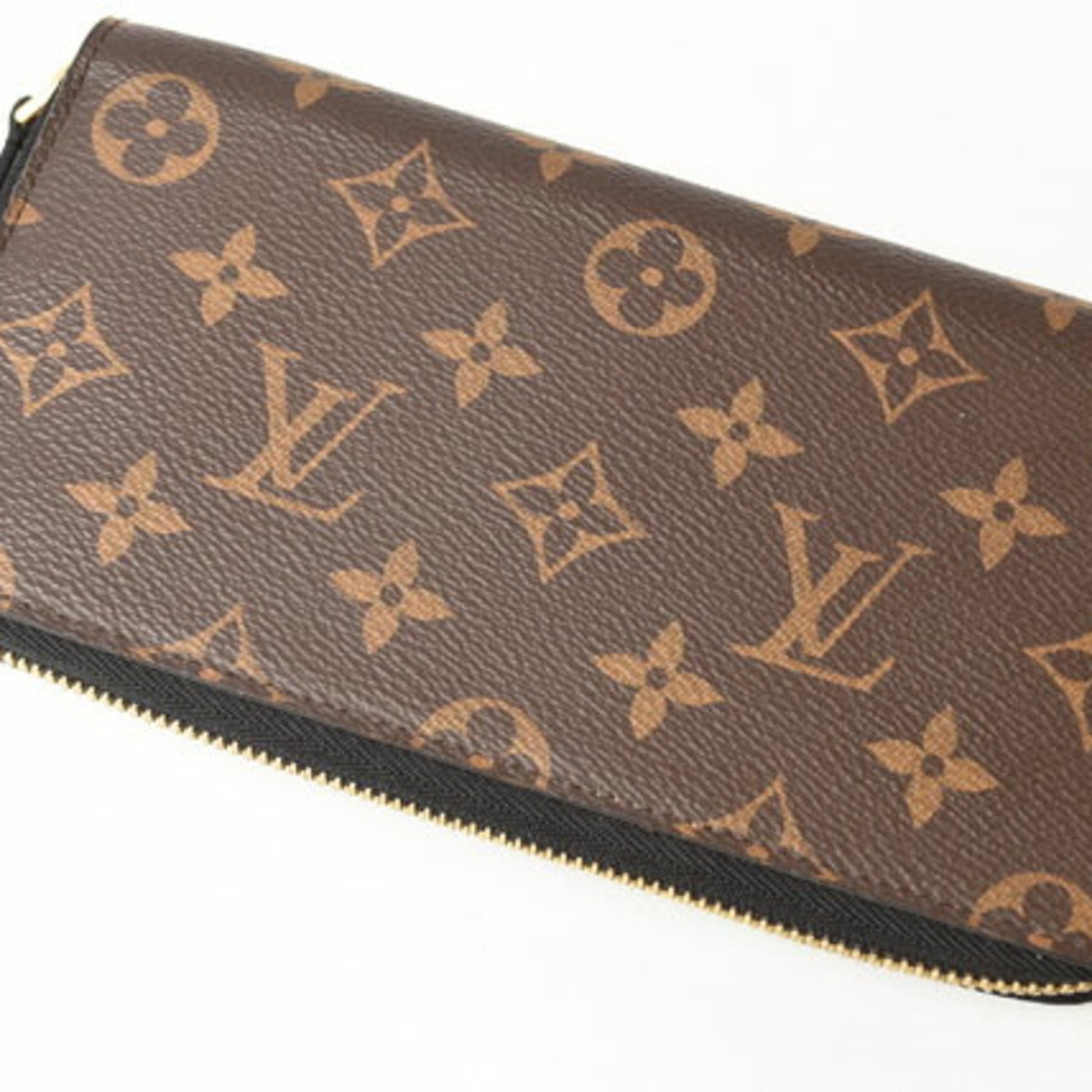 Louis Vuitton Zippy, Brown, Canvas, wallet