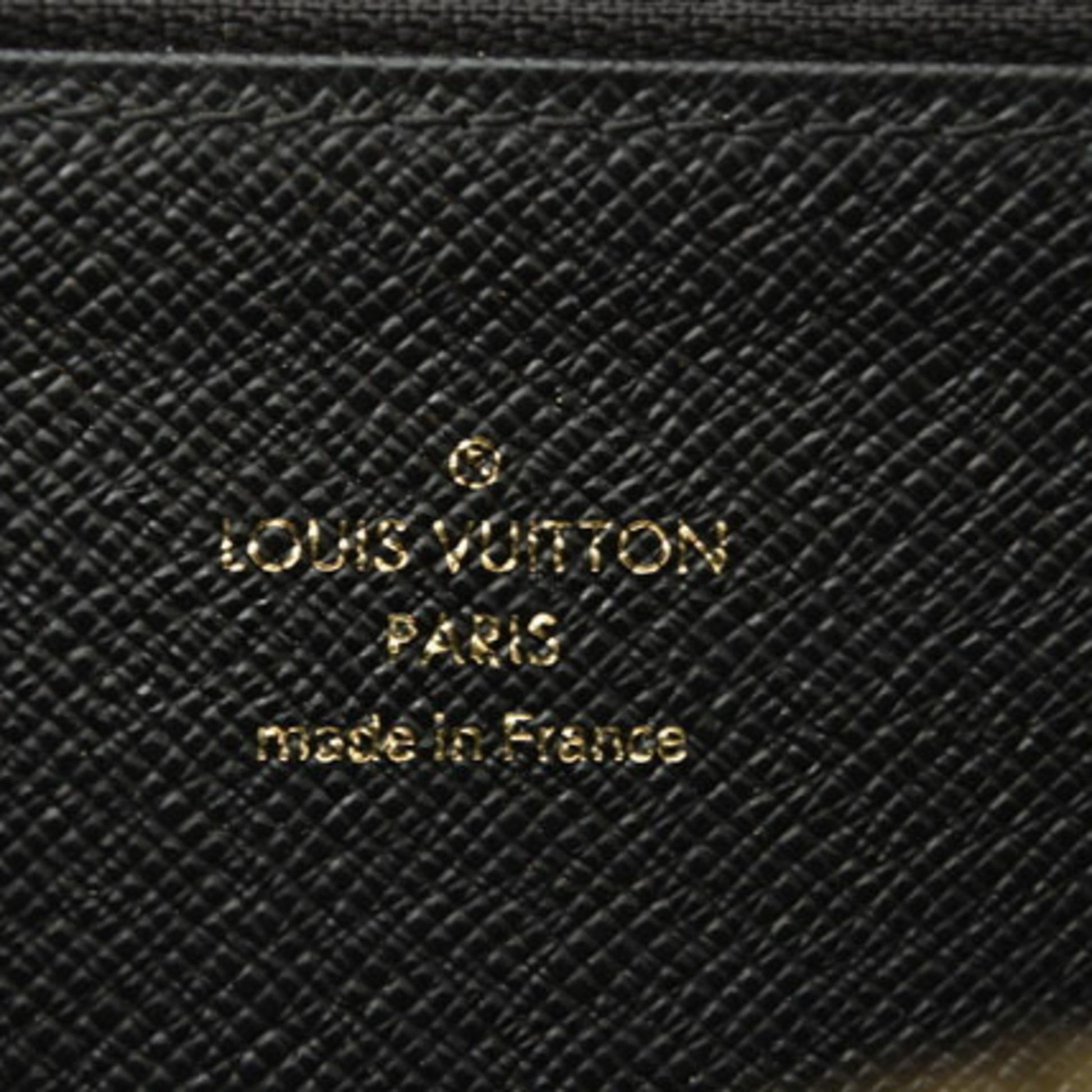 Louis Vuitton Zippy, Brown, Canvas, wallet