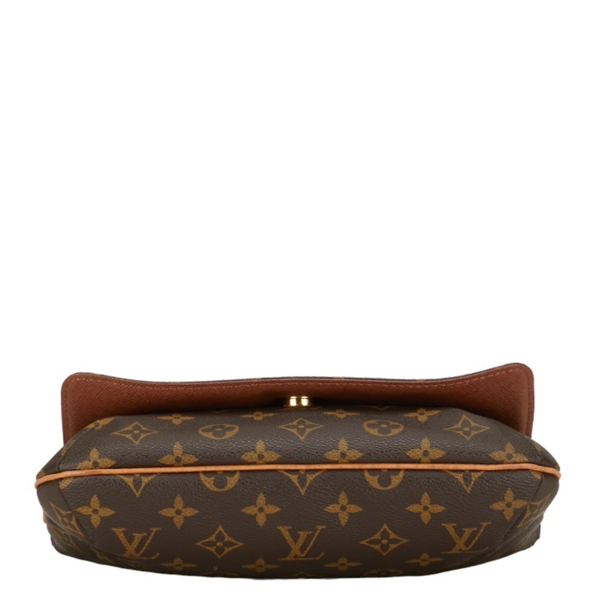 Louis Vuitton Musette Tango, Brown, Canvas, shoulder