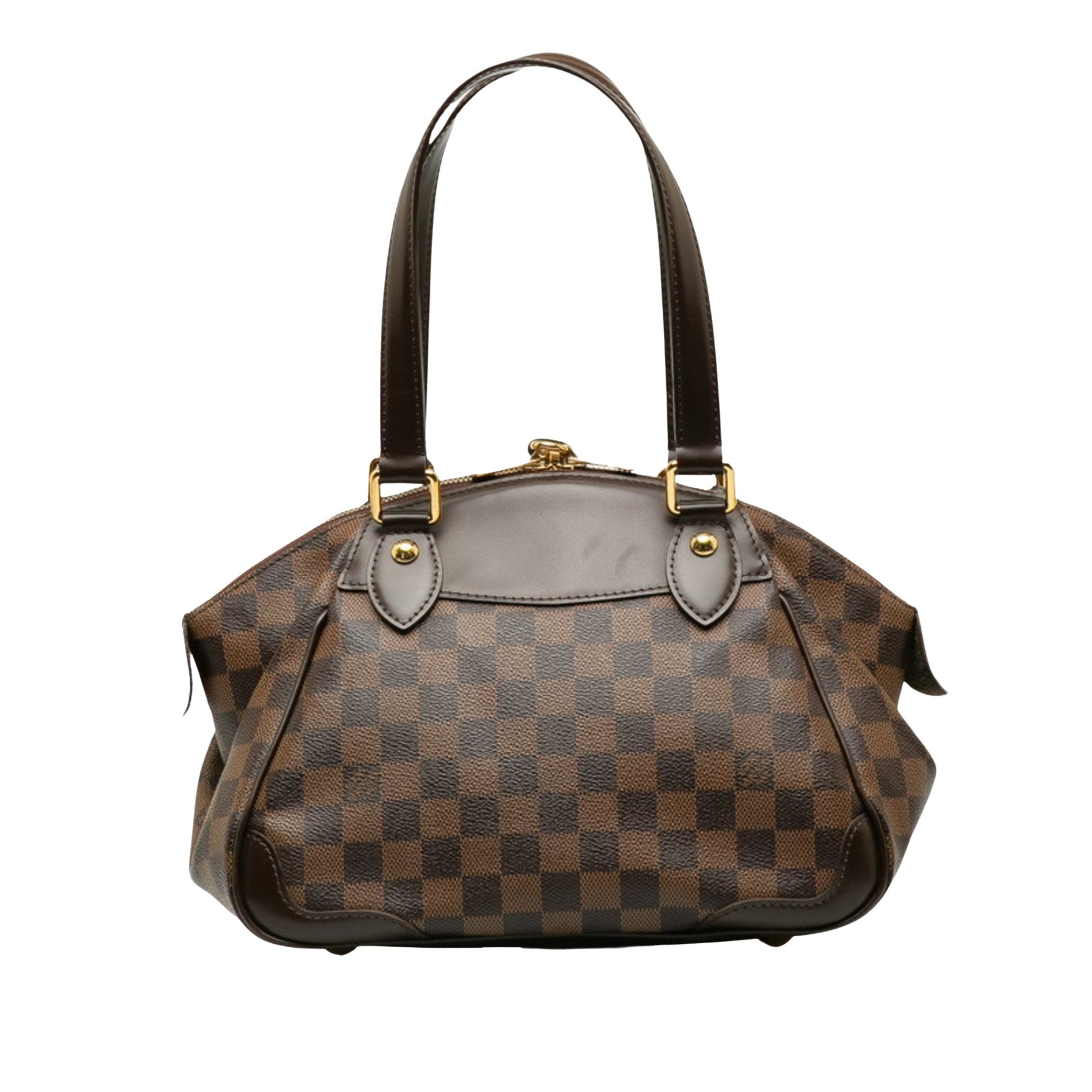 Louis Vuitton Verona, Brown, Canvas, handbag