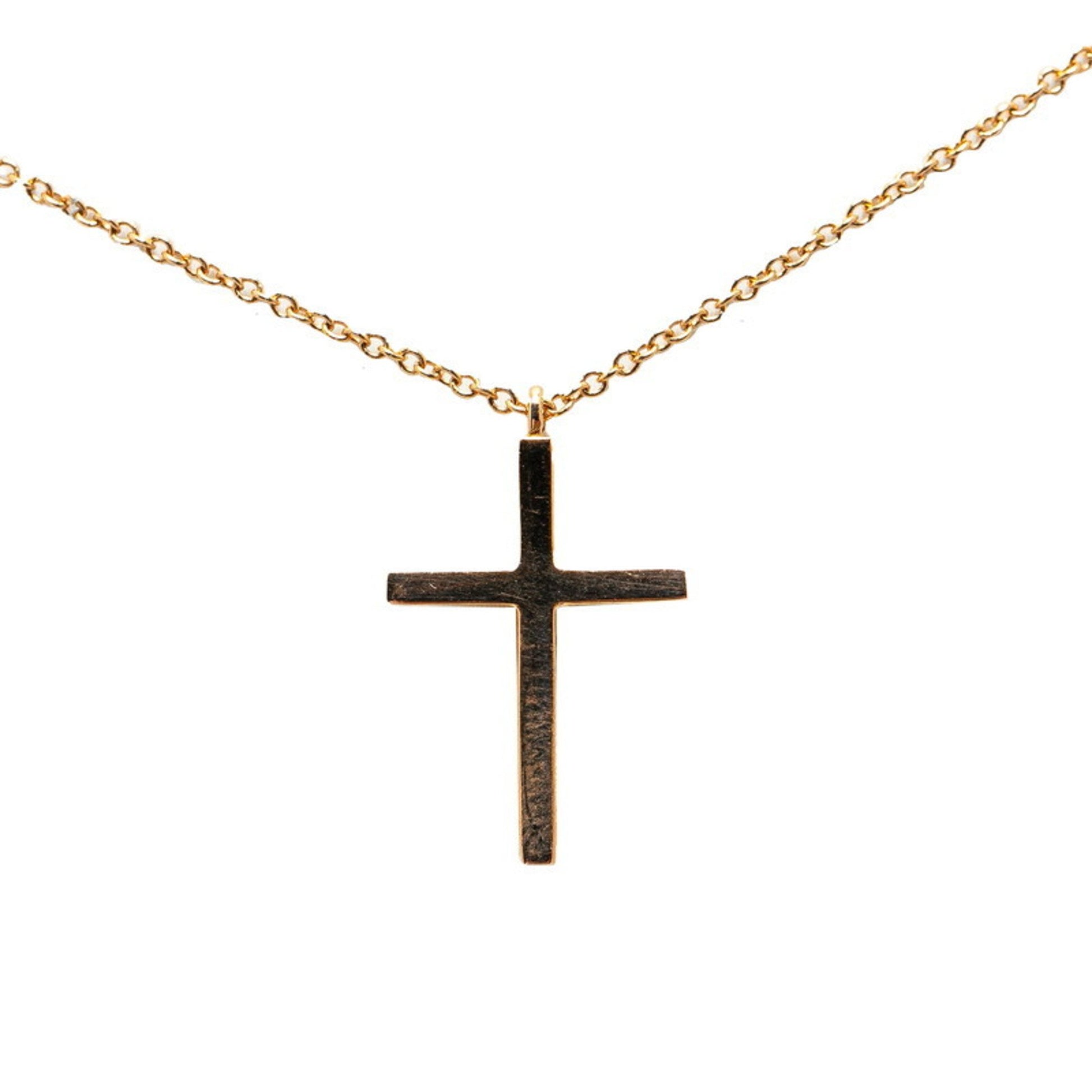 Tiffany & Co Croix, Gold, Rose Gold, necklace